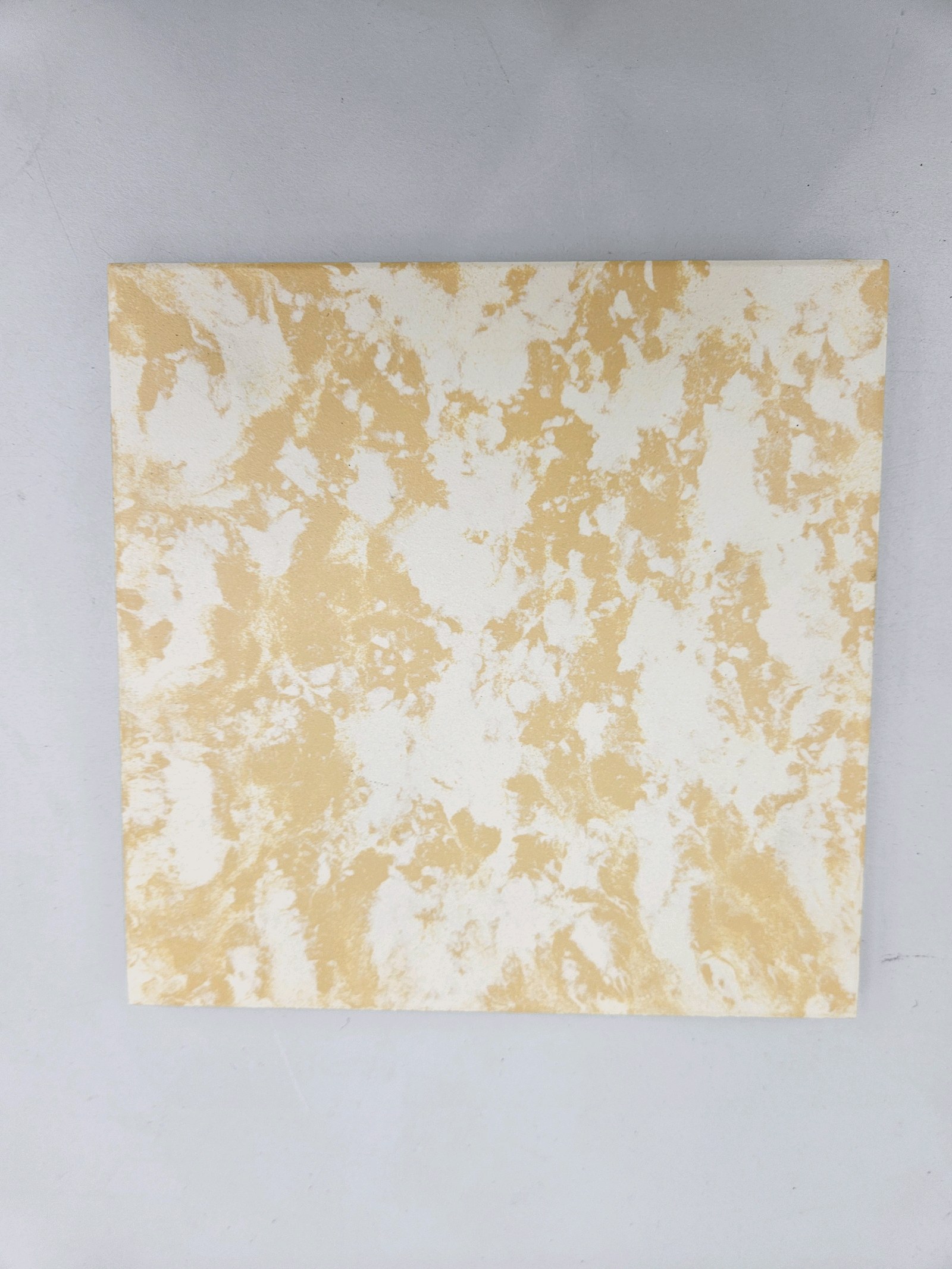 Pallet of Speckled Yellow Agrob Buchtal German Porcelain Stone Tiles 8x8 (60 Boxes)