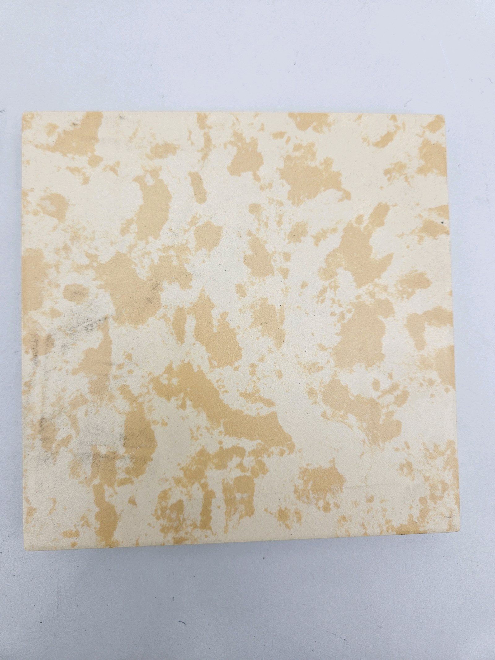 Pallet of Speckled Yellow Agrob Buchtal German Porcelain Stone Tiles 6x6 (98 Boxes)