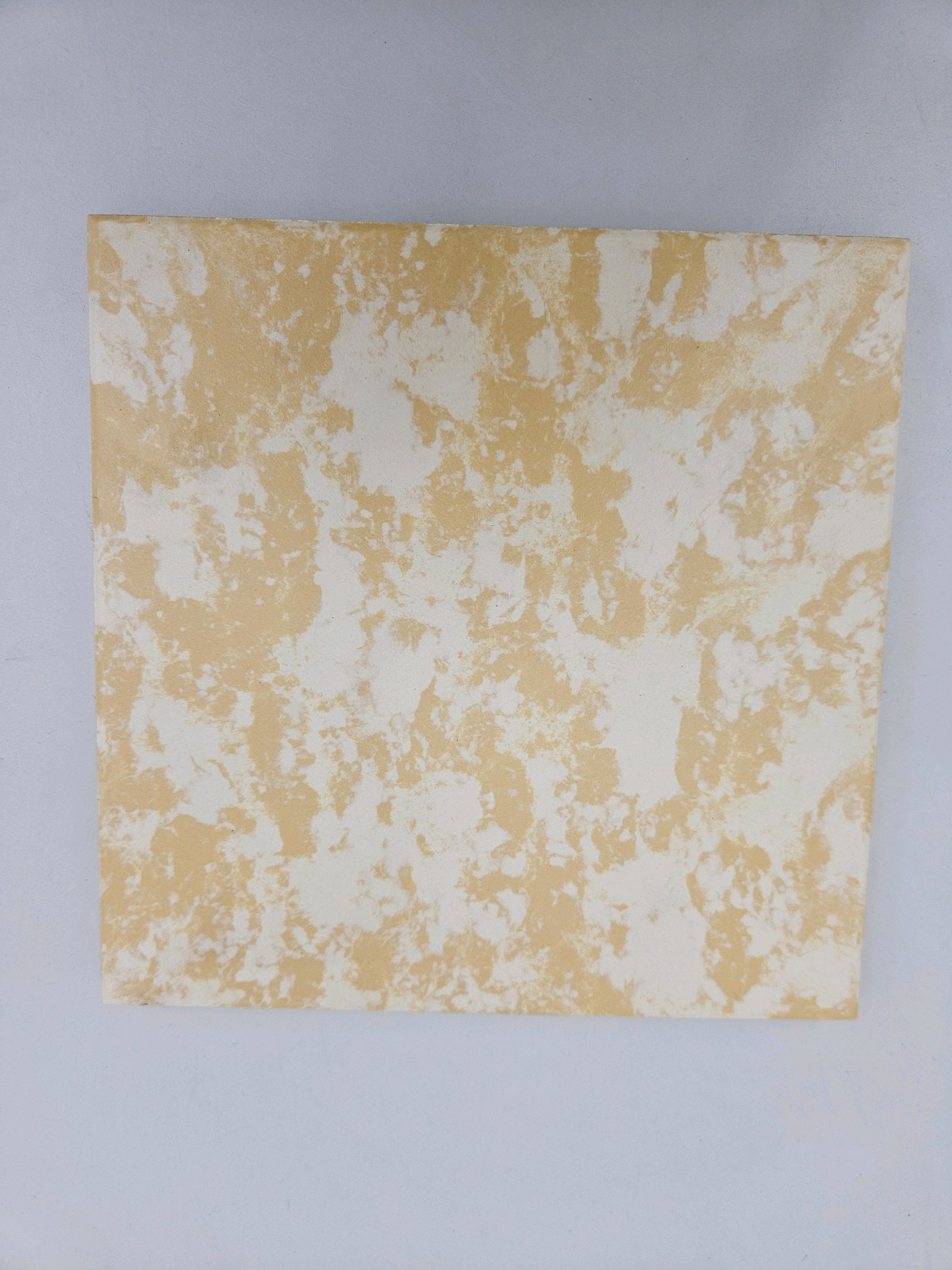 Pallet of Speckled Yellow Agrob Buchtal German Porcelain Stone Tiles 8x8 (60 Boxes)
