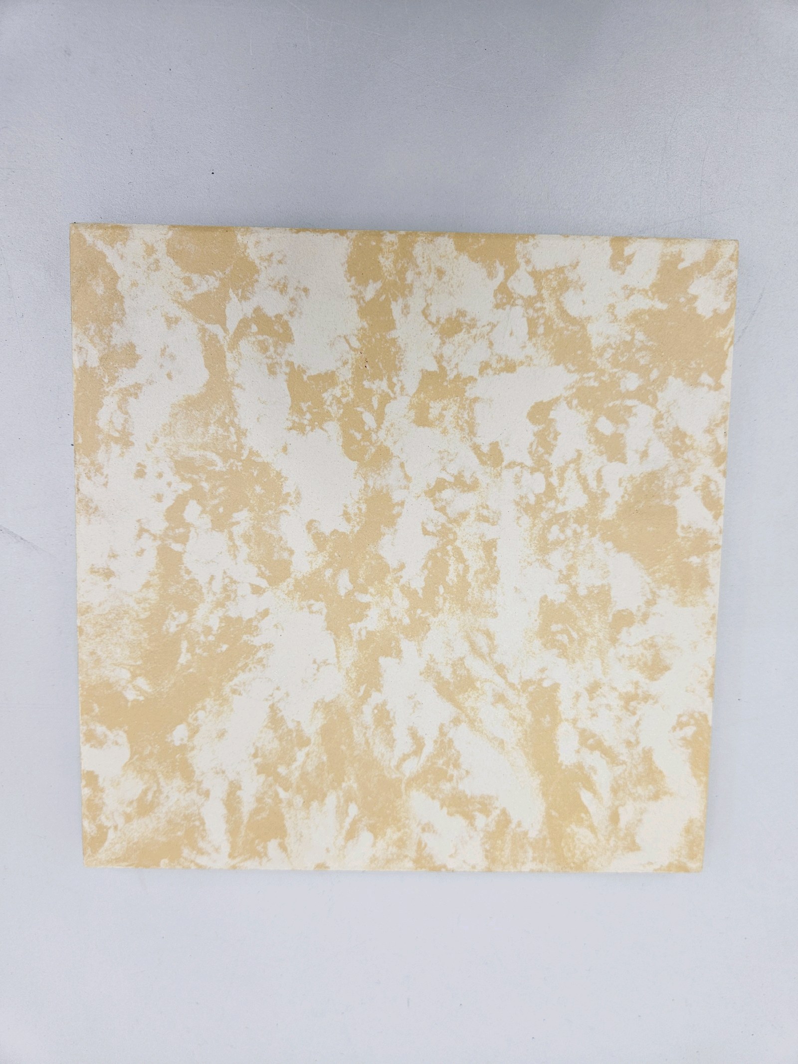 Pallet of Speckled Yellow Agrob Buchtal German Porcelain Stone Tiles 8x8 (60 Boxes)