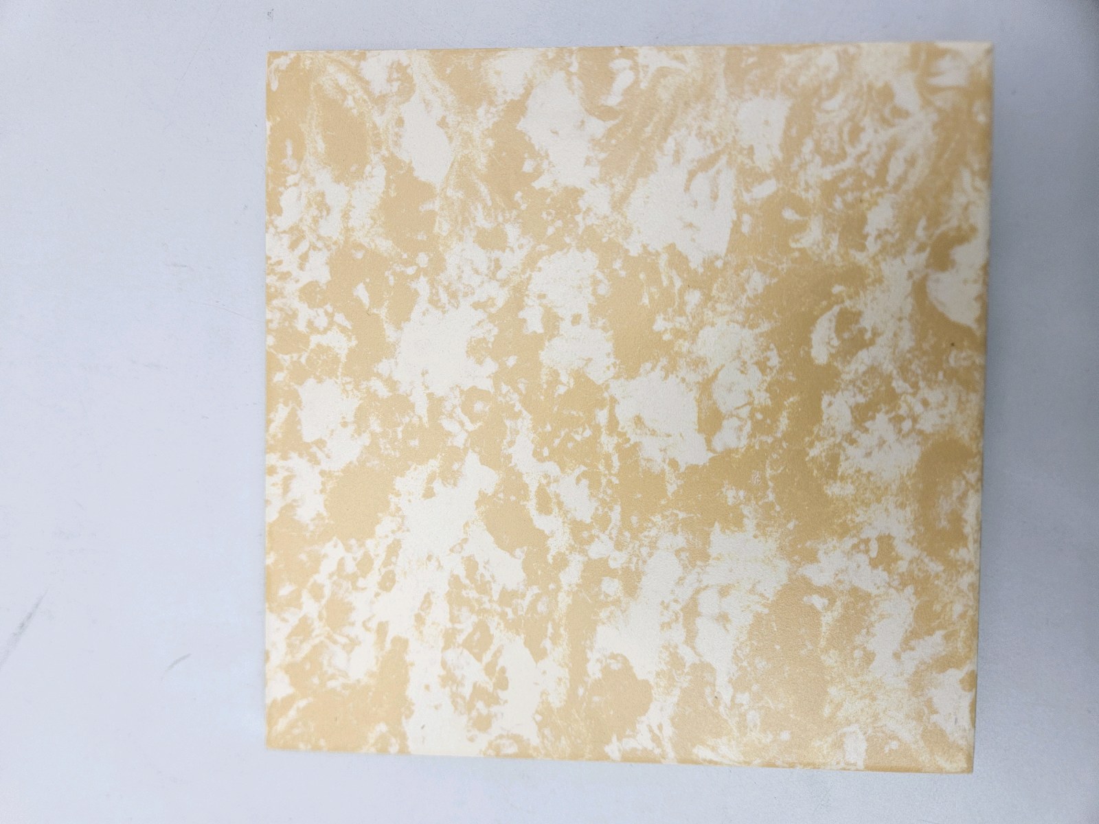 Pallet of Speckled Yellow Agrob Buchtal German Porcelain Stone Tiles 8x8 (60 Boxes)
