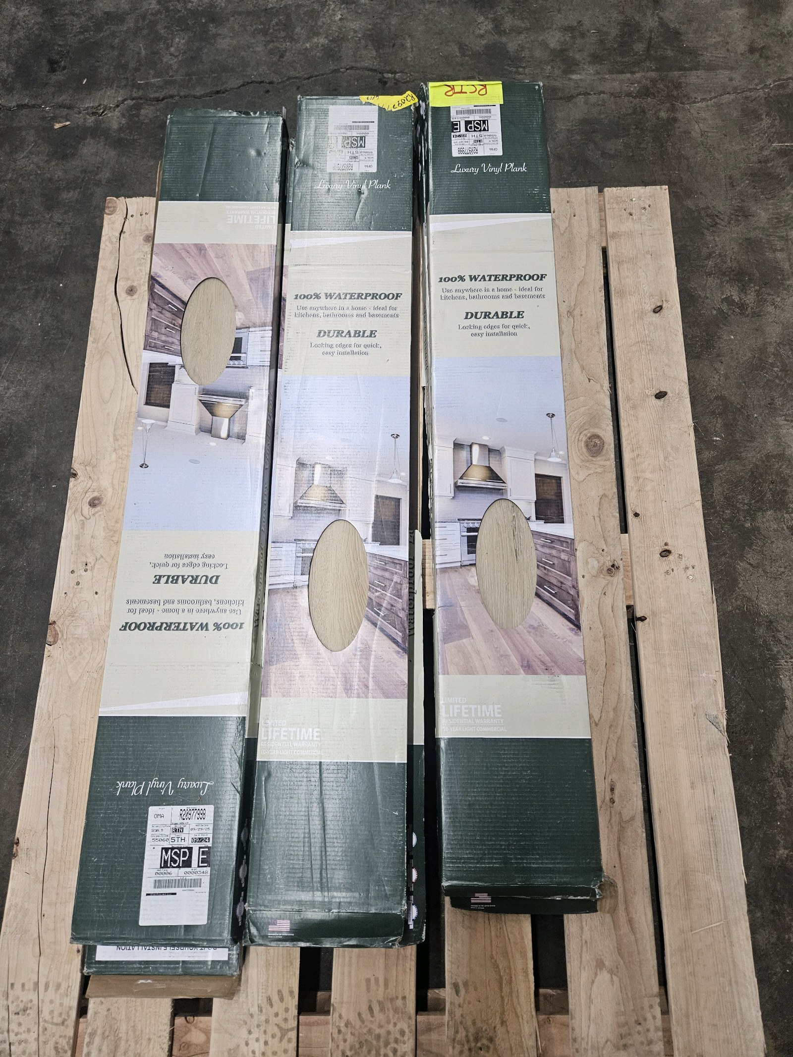 Luxury Vinyl Wood Plank (6 Boxes)