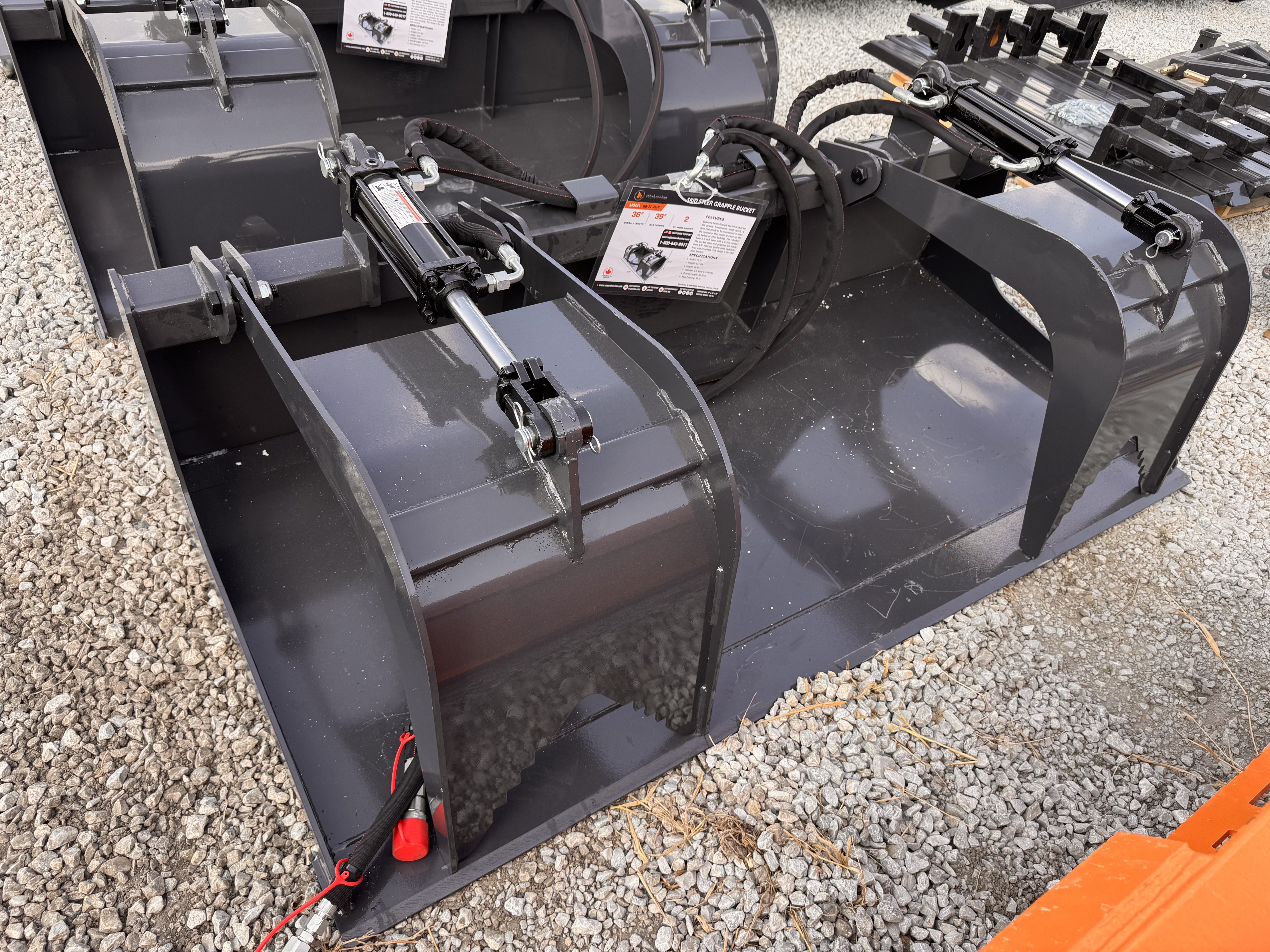 Wolverine 72 Skid Steer Grapple Bucket