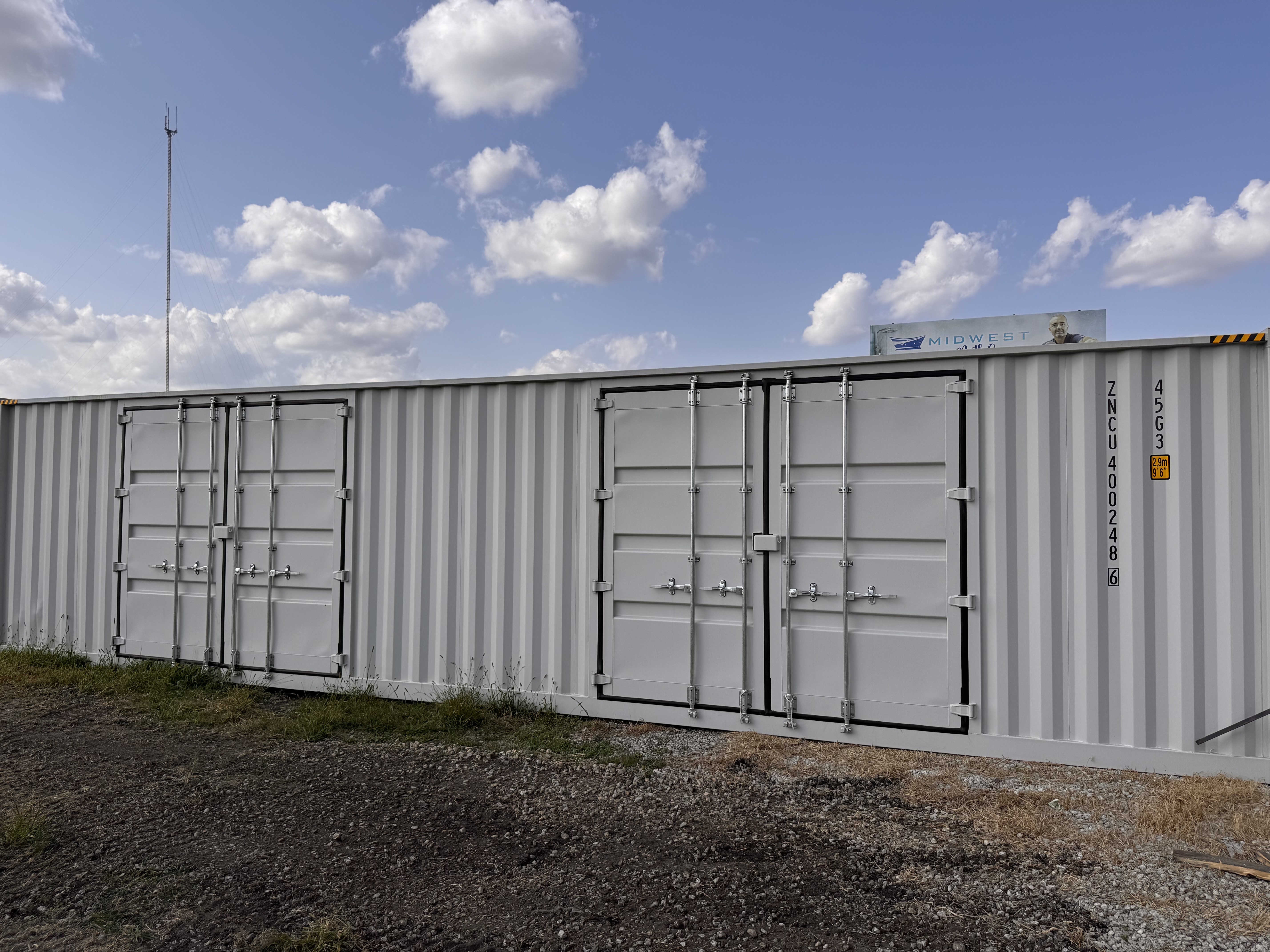 40 High Cube Multi-Door Container 2 Large Side Doors
