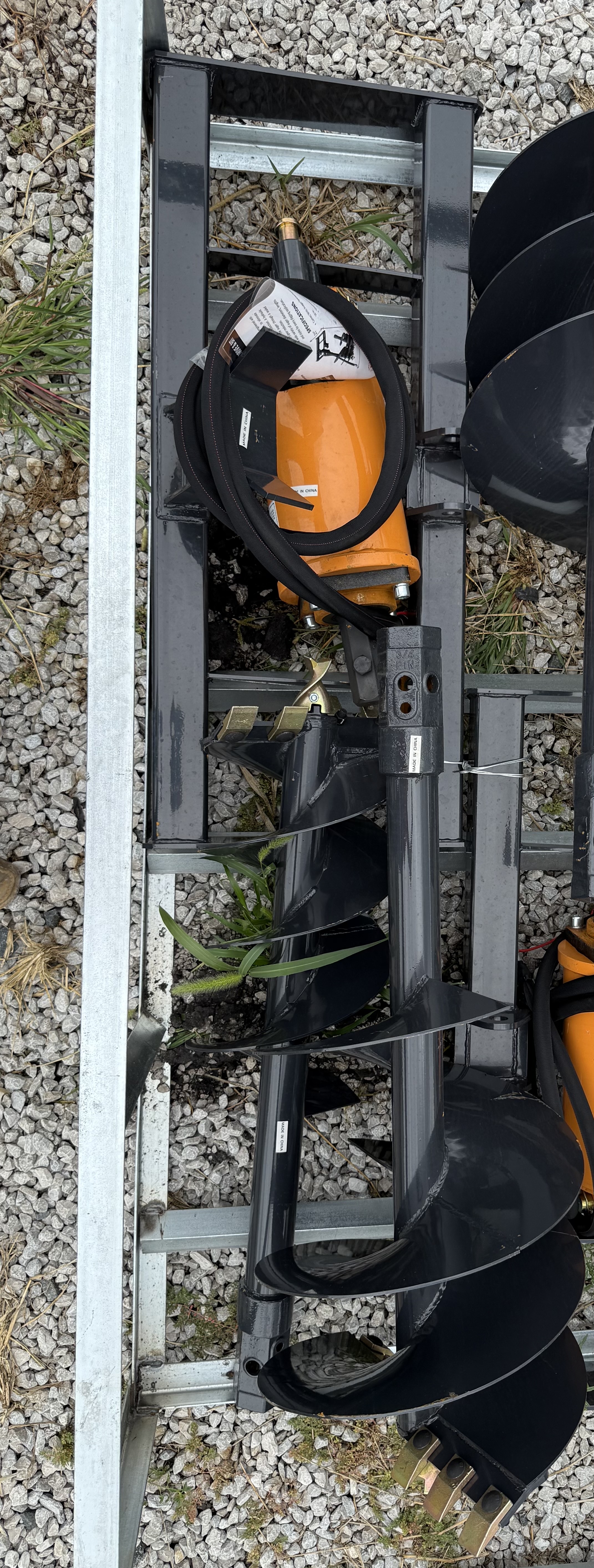 Wolverine Skid Steer Auger w12 & 18 Augers