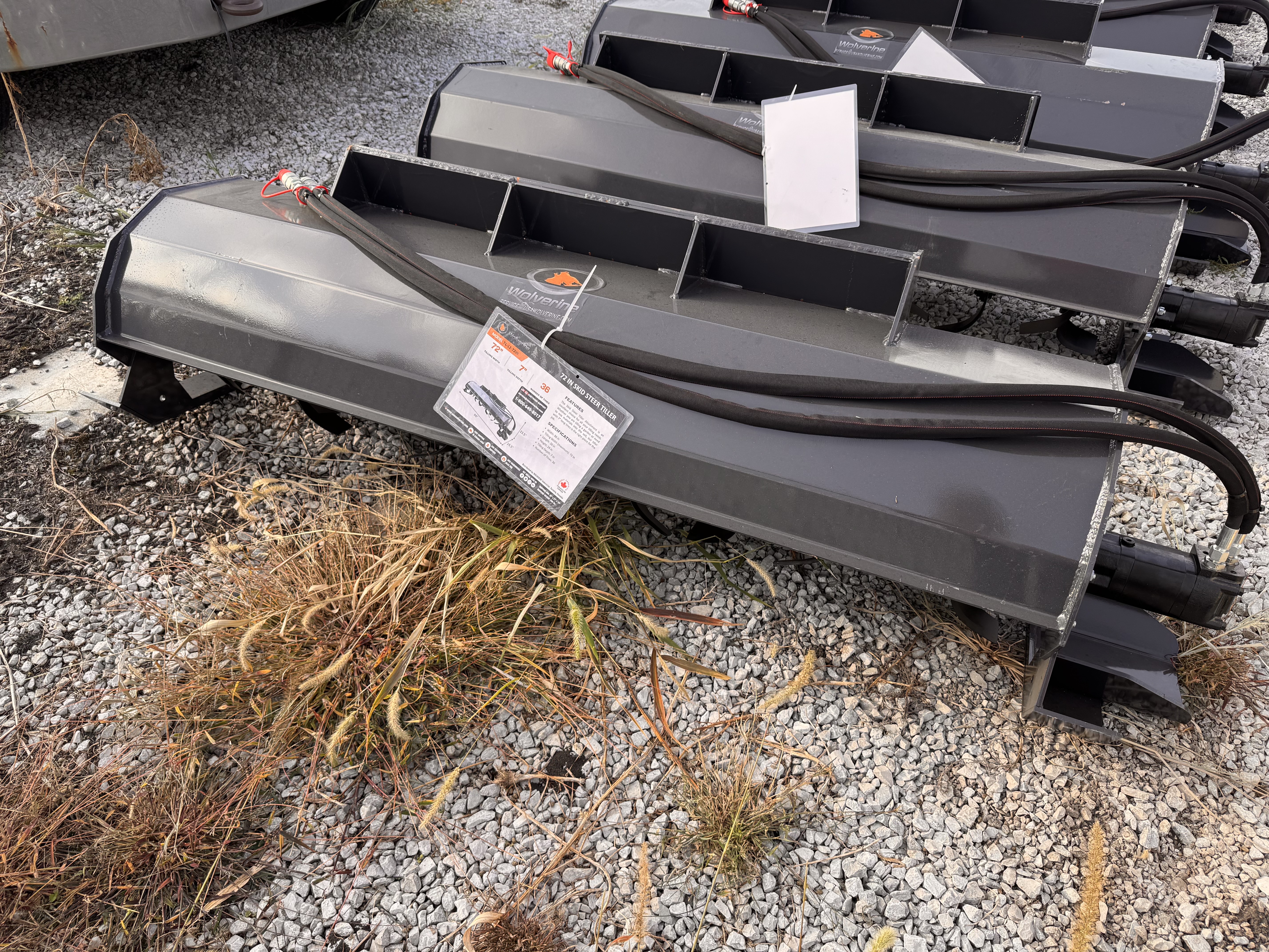 Wolverine 72 Skid Steer Tiller
