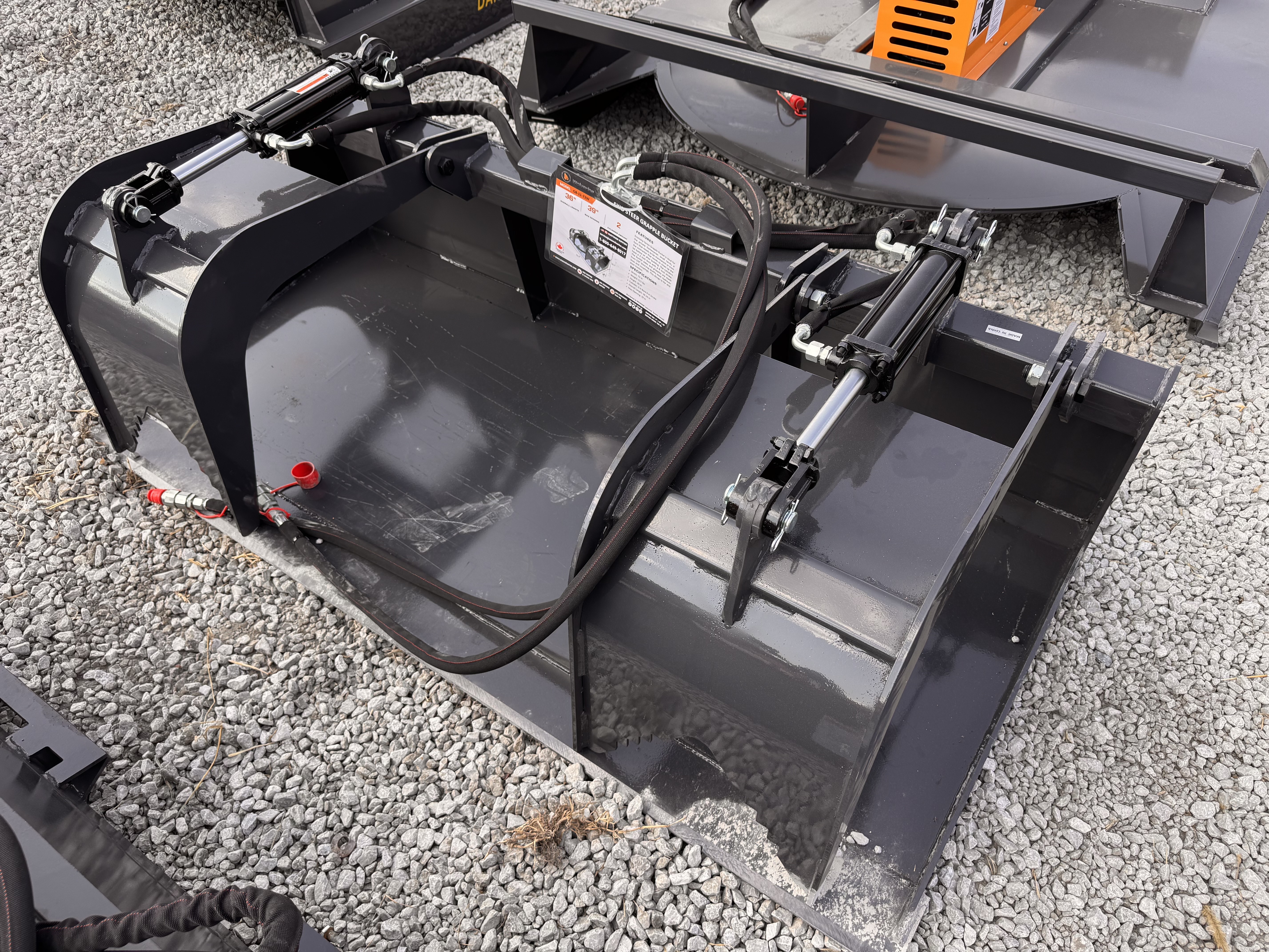 Wolverine 72 Skid Steer Grapple Bucket