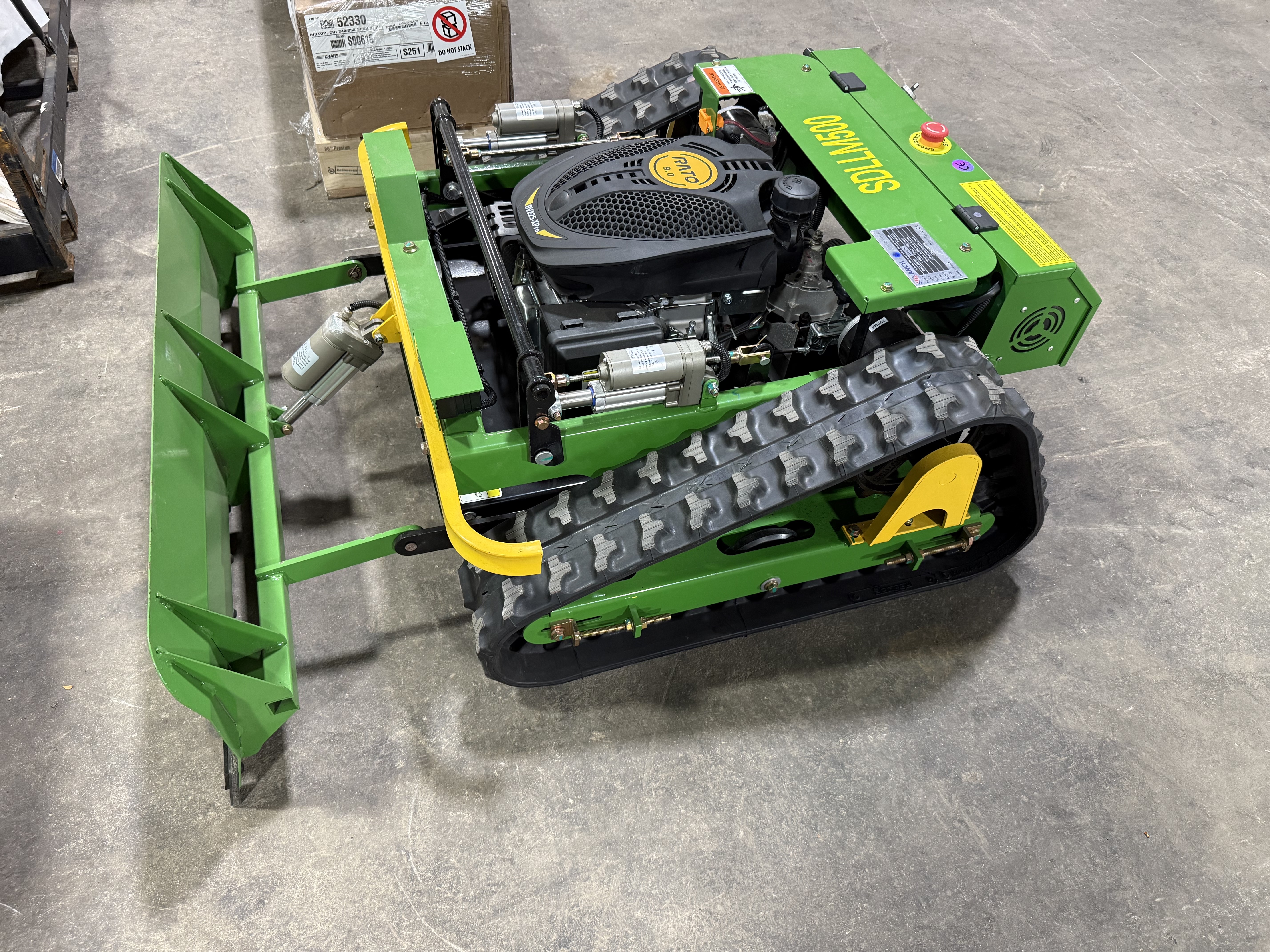 SDLANCH SDLLM500 Remote Control Lawn Mower with Snow Shovel