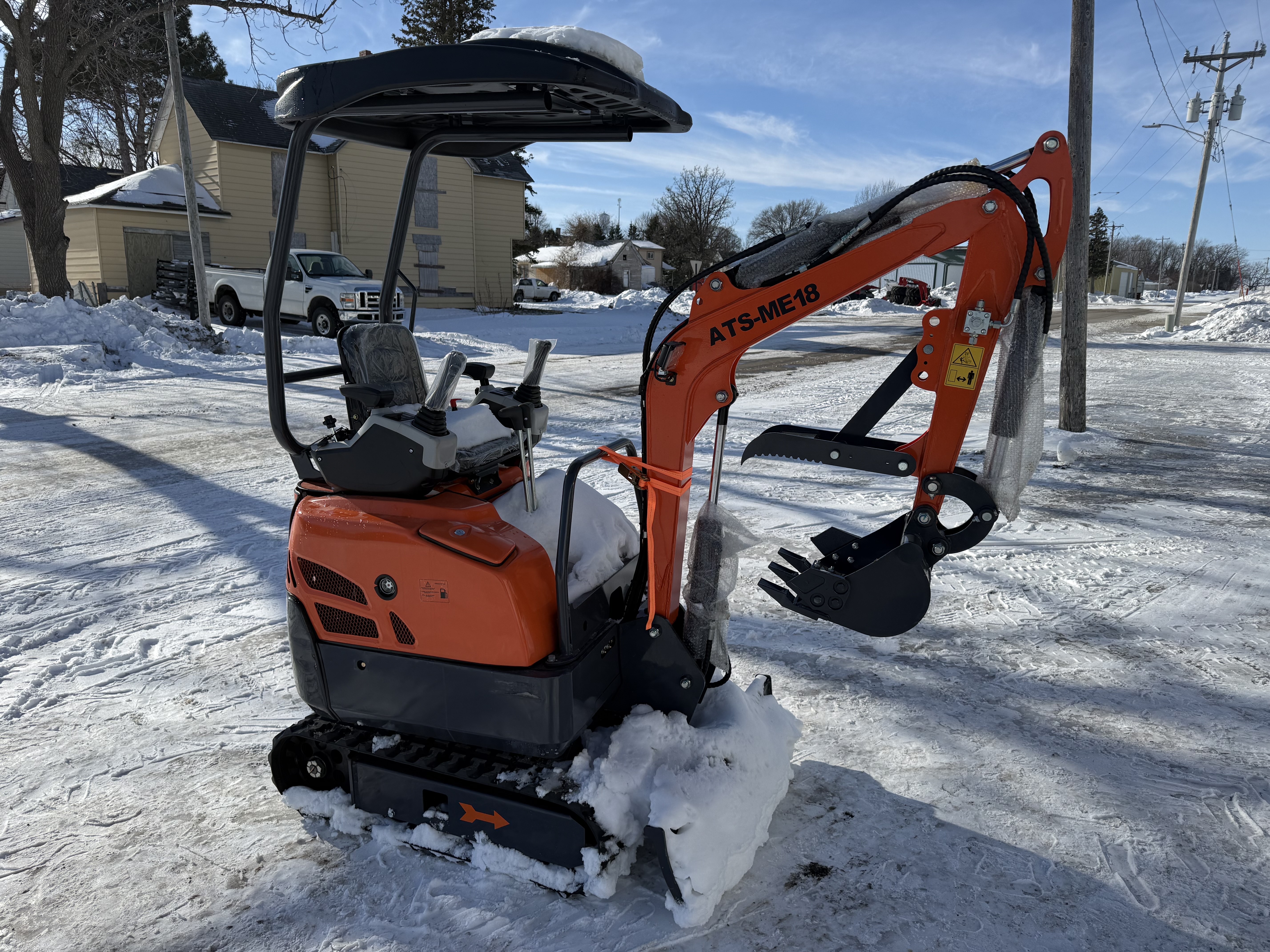 ATS-ME-18 Mini Excavator with Pilot Operation