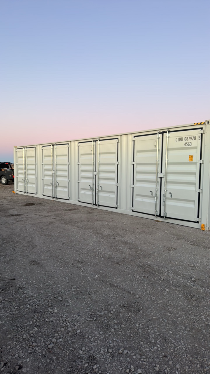 40 High Cube Multi-Door Container 2026 Unused 4-side -door 40 HQ ContainerUnused 40FT High Cube Four Multi doors Container.