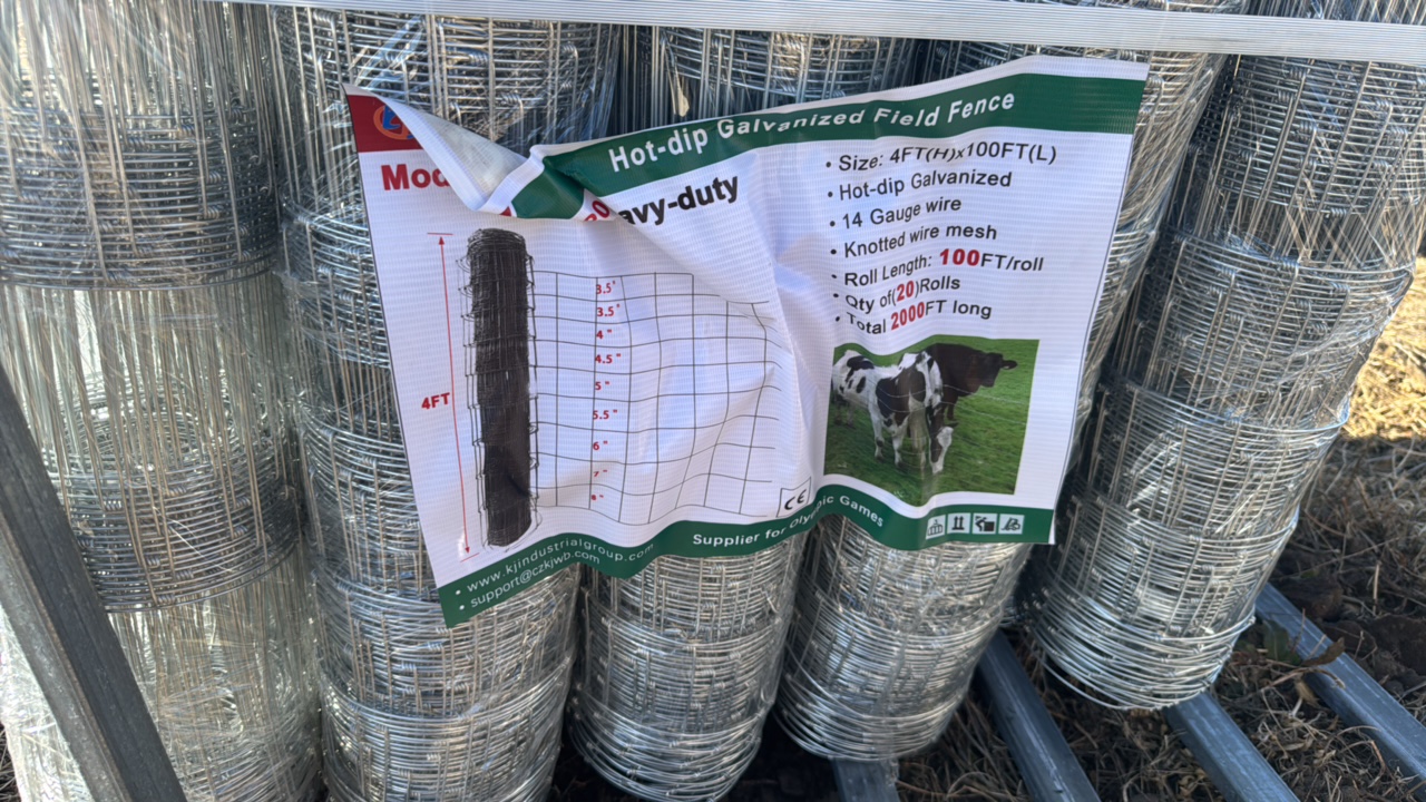 2025 K1230 Unused Hot-dip Galvanized Field Fence