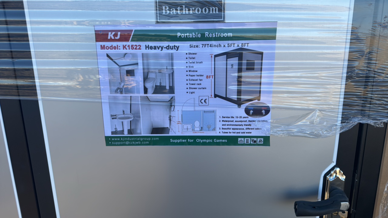 2025 K1522 Unused Portable Restroom