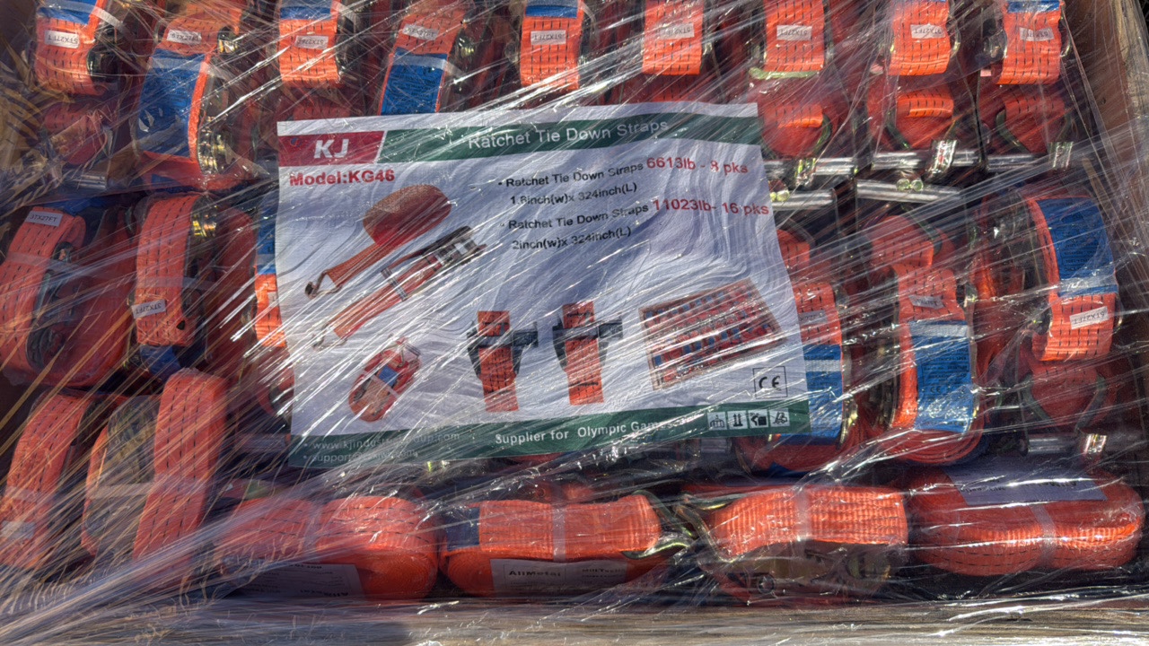 2025 KG46 Unused Ratchet Tie Down Straps