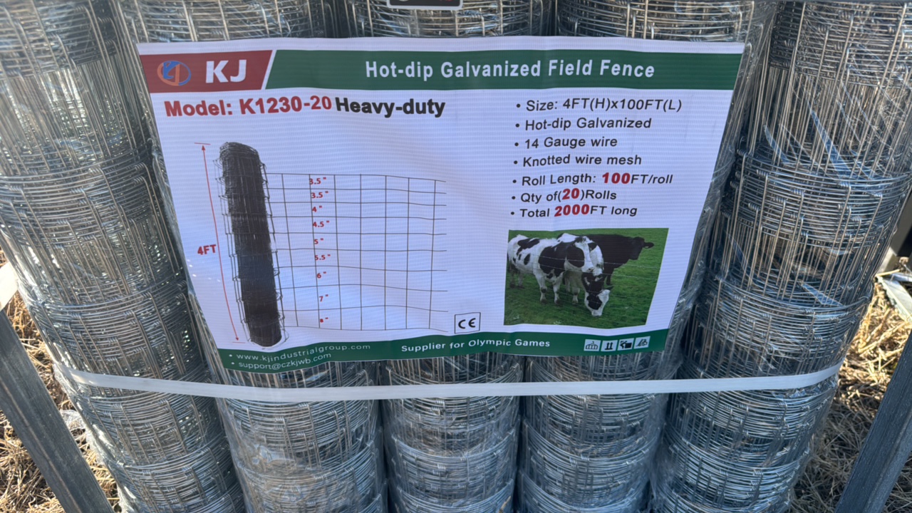 2025 K1230 Unused Hot-dip Galvanized Field Fence