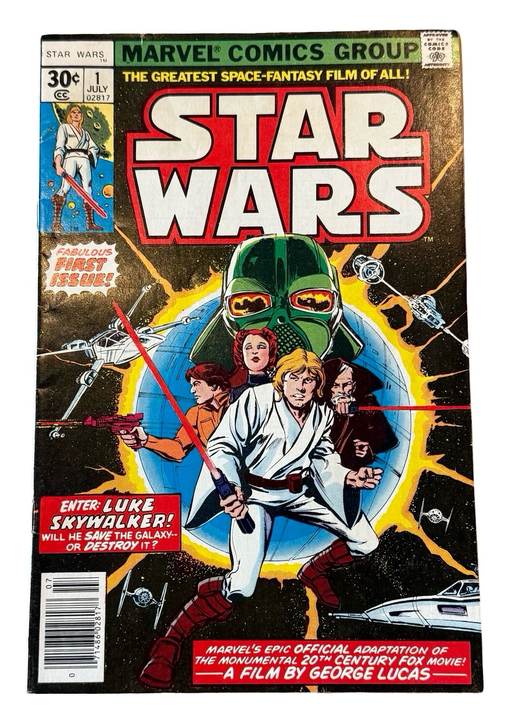 Marvel's 1977 Star Wars #1- Newsstand 30c Edition