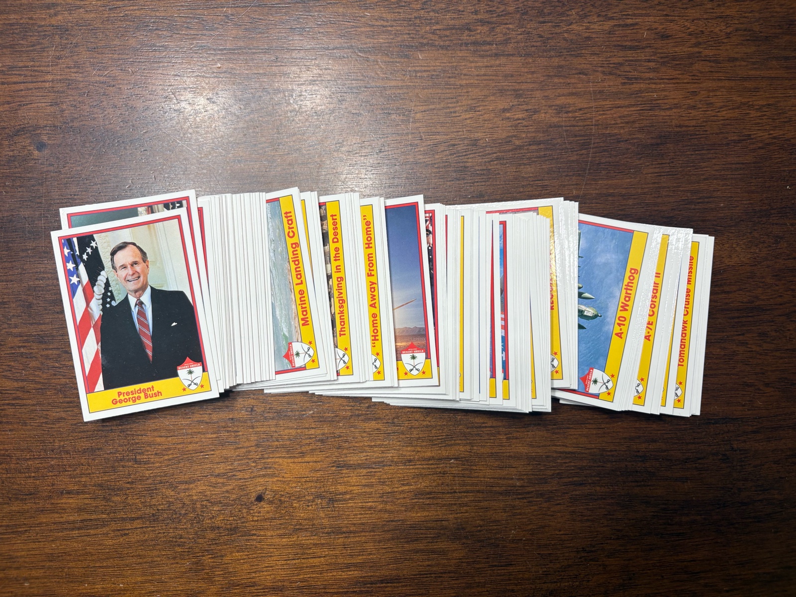 Desert Storm Desert Shield Tradimg Cards Lot