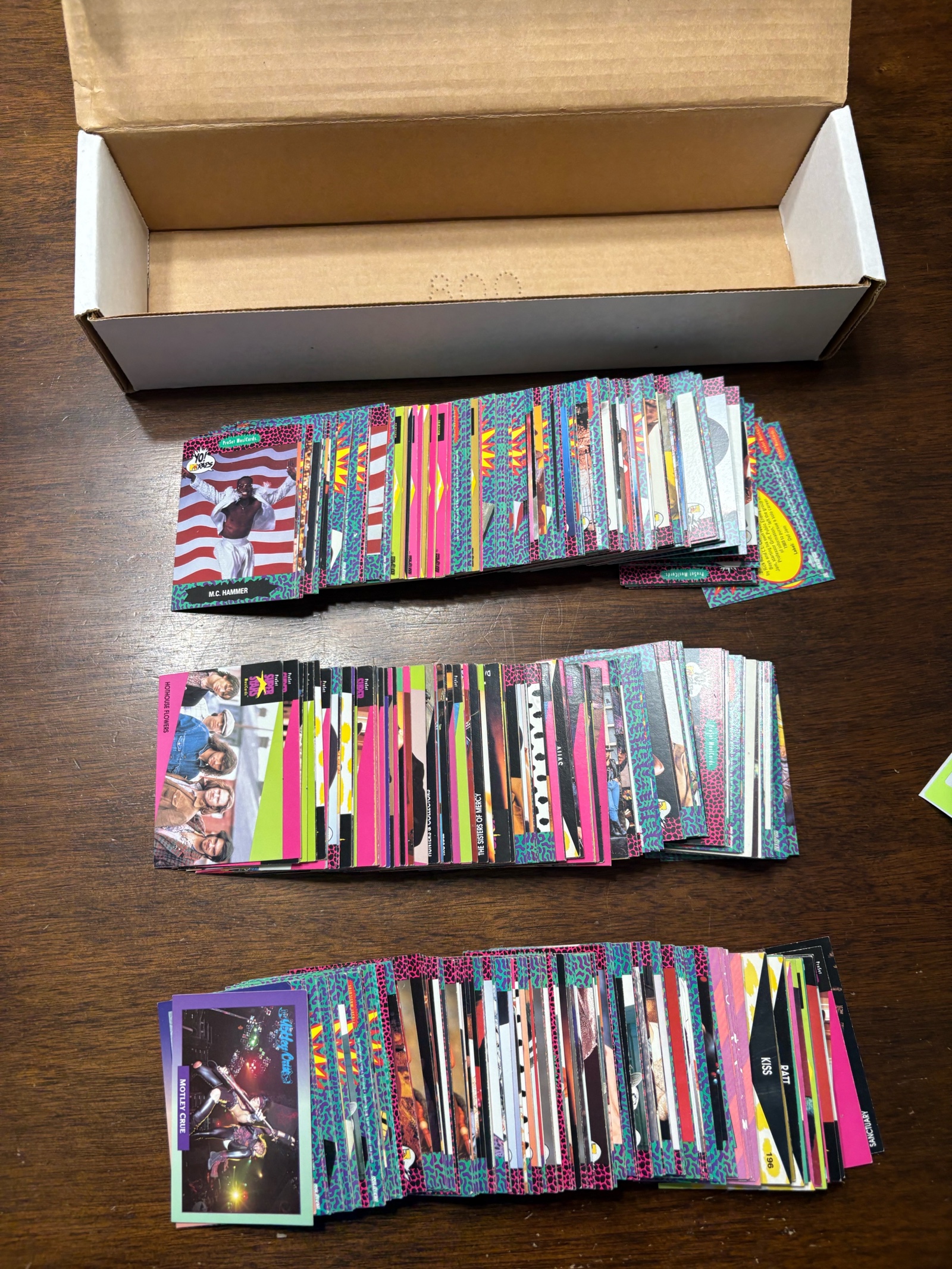 Pro Set Music Cards and Super Star Cards, Trading Card Lot