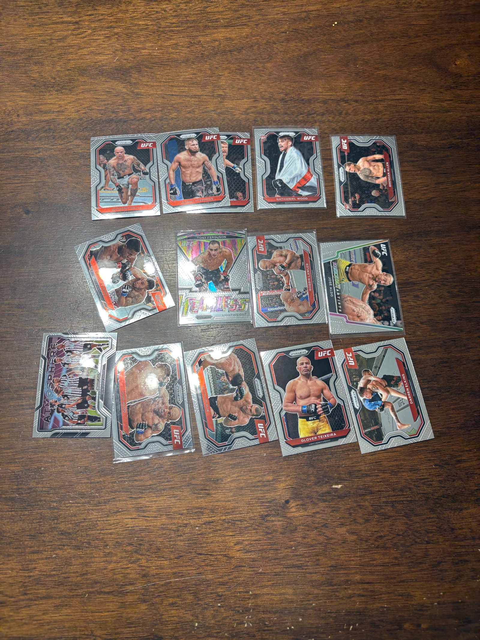 UFC Trading Card Lot, Mix of Fighters