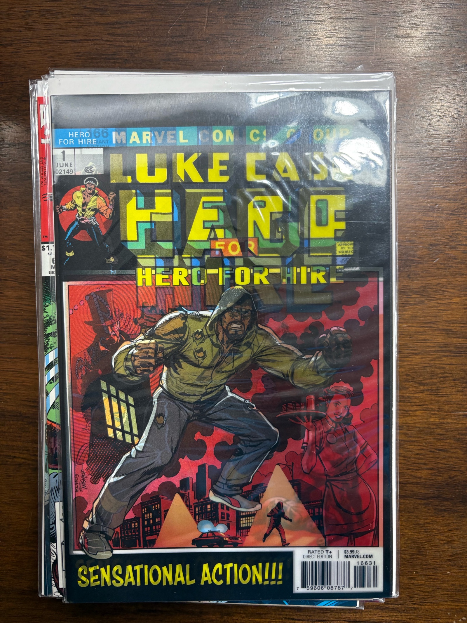 Luke Cage Hero for Hire 3D Cover Special Issue #1 Variant Edition Issue 166 Marvel Comics