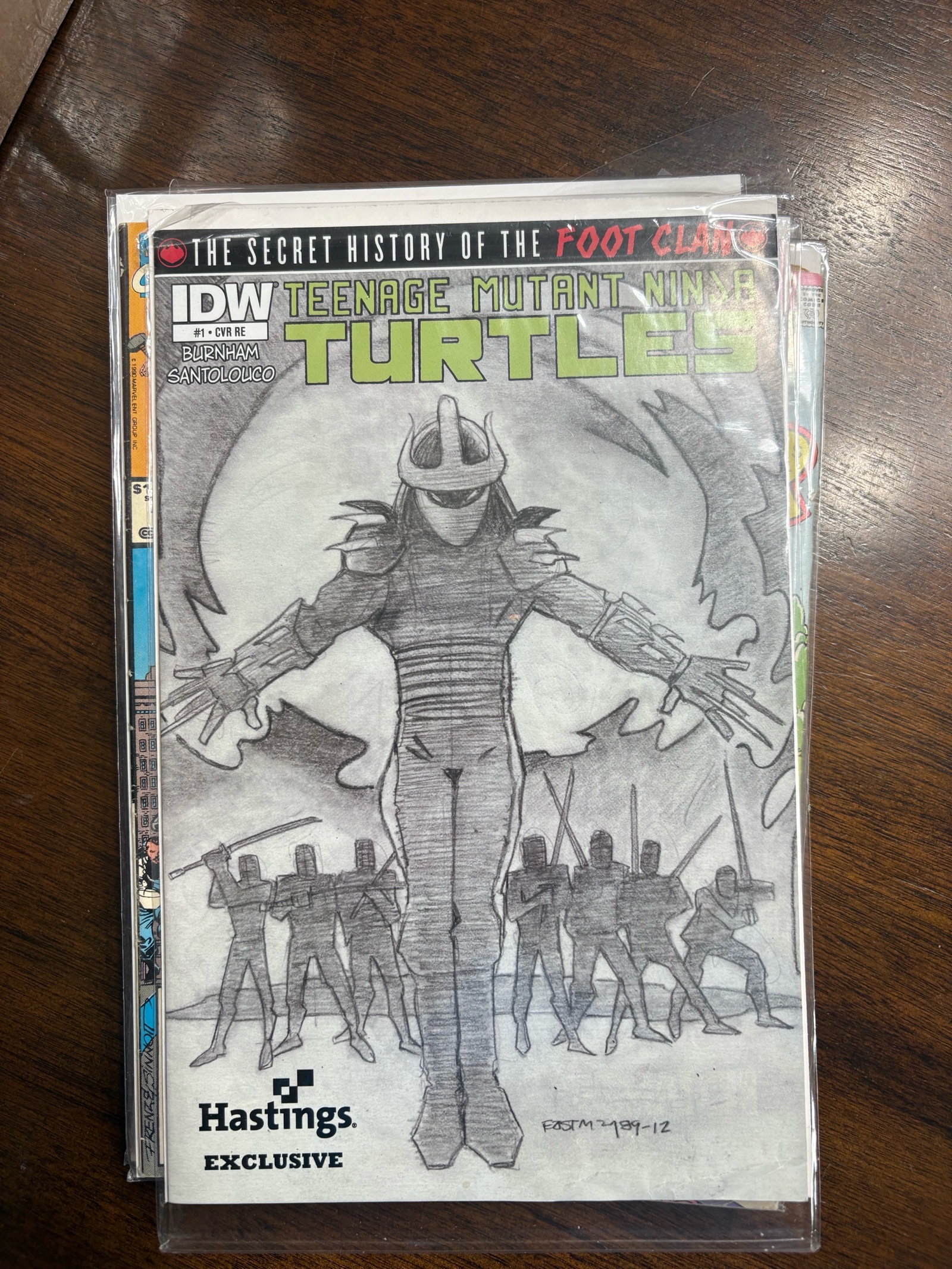 Teenage Mutant Ninja Turtles The Secret History of the Foot Clan Issue #1 Hastings Exclusive