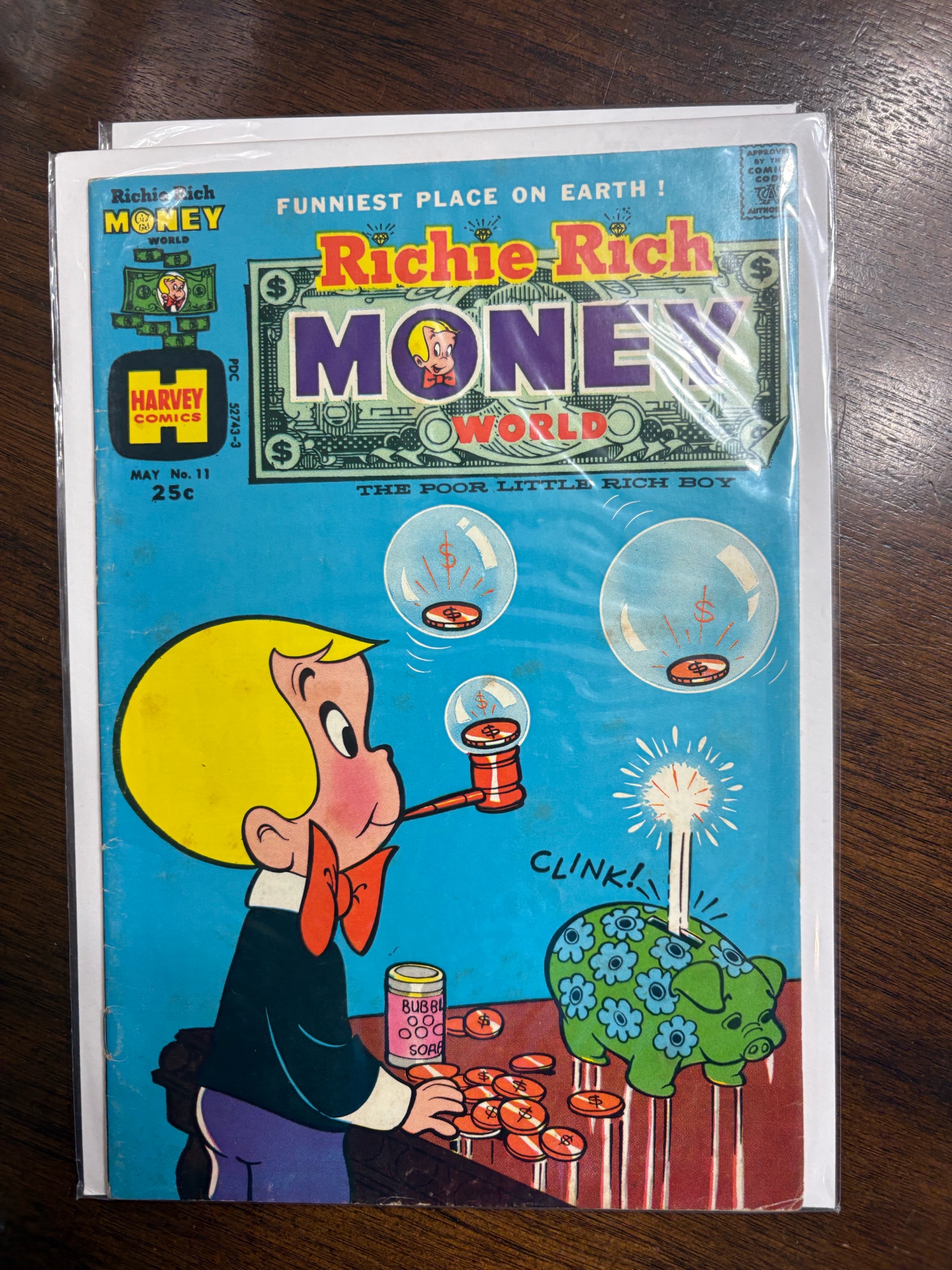 Richie Rich Money World Vintage Comic Issue #11 Harvey Comics