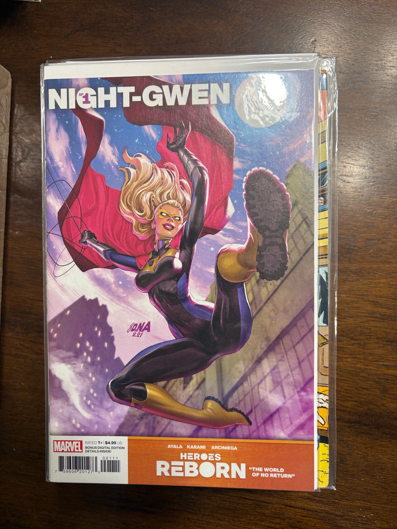Night-Gwen Issue #1 Marvel Comics Heroes Reborn