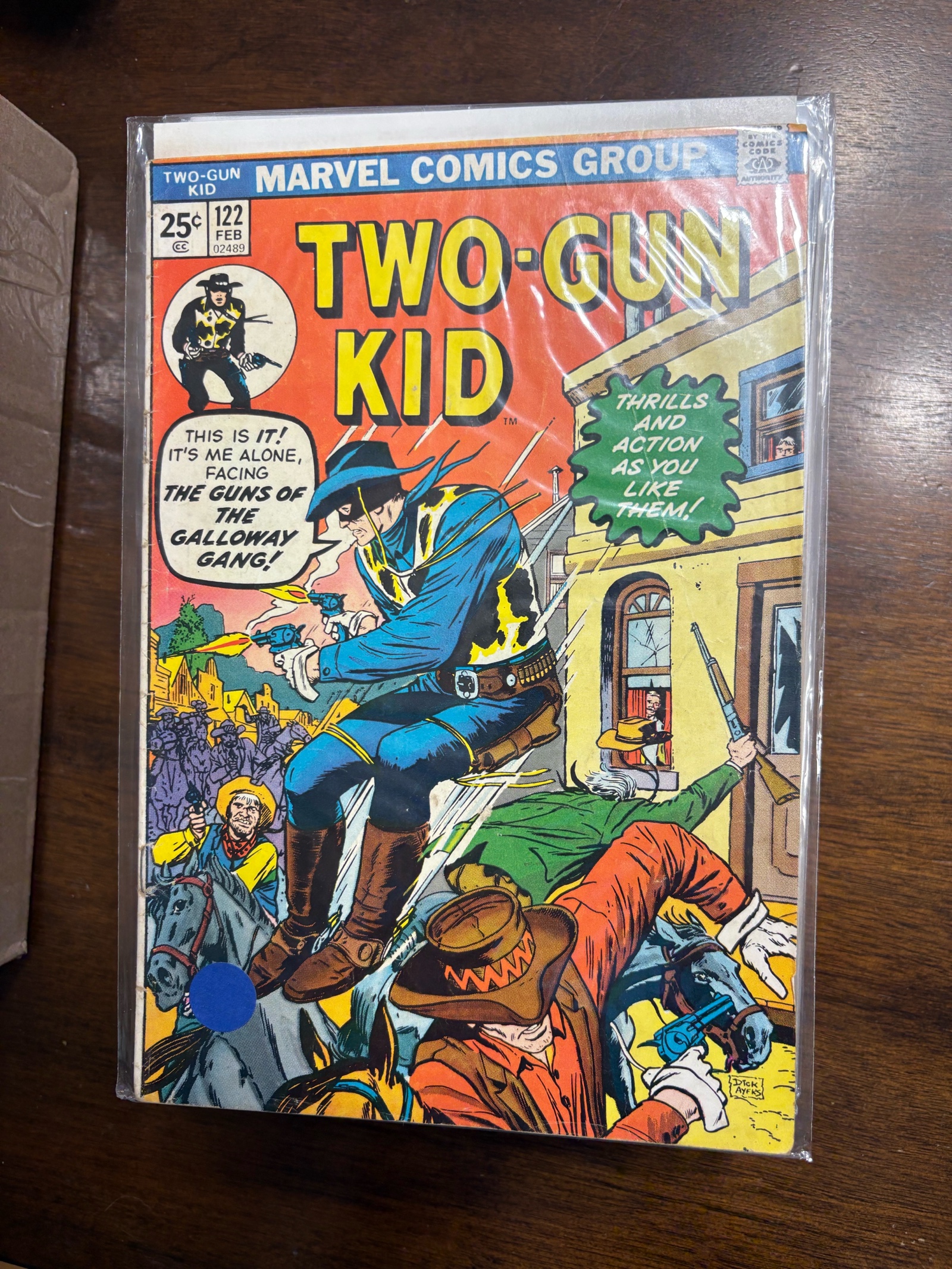 Two-Gun Kid Vintage Comic Book Marvel Comics Issue #122