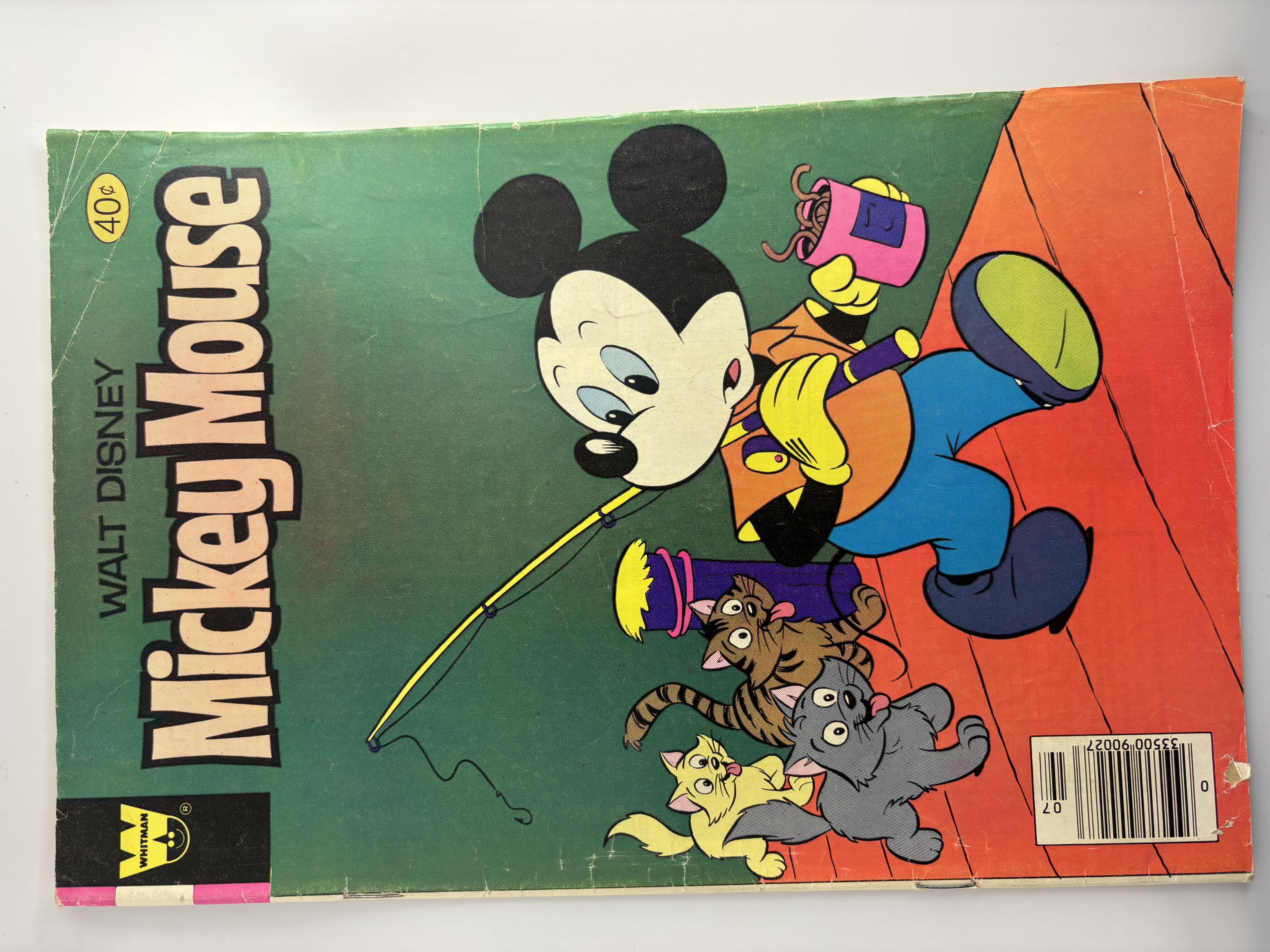 Mickey Mouse Comic Book #7 Walt Disney Vintage