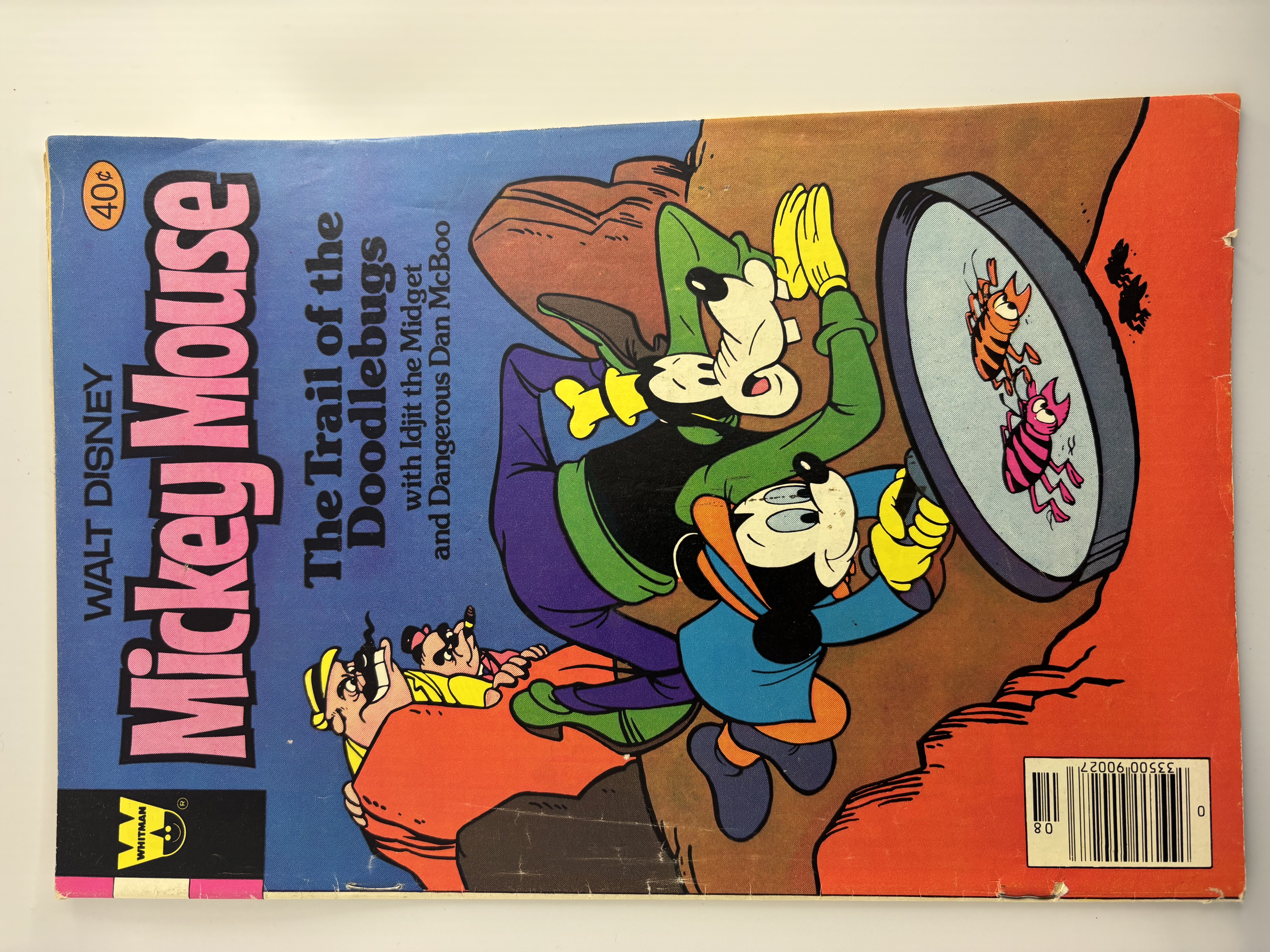 Mickey Mouse Comic Book #8 Walt Disney Vintage