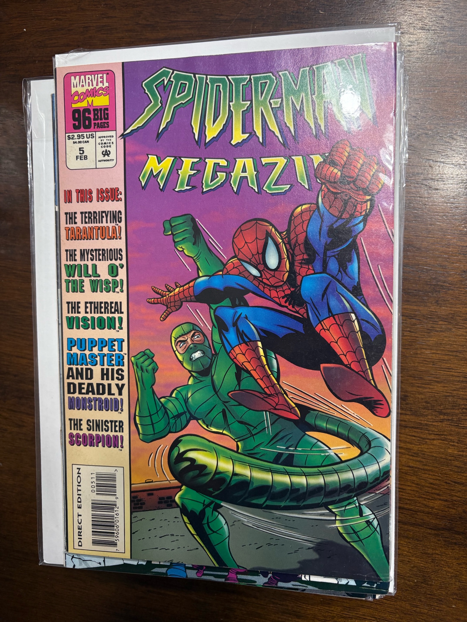 Spider-Man Megazine Marvel Comics Issue #5