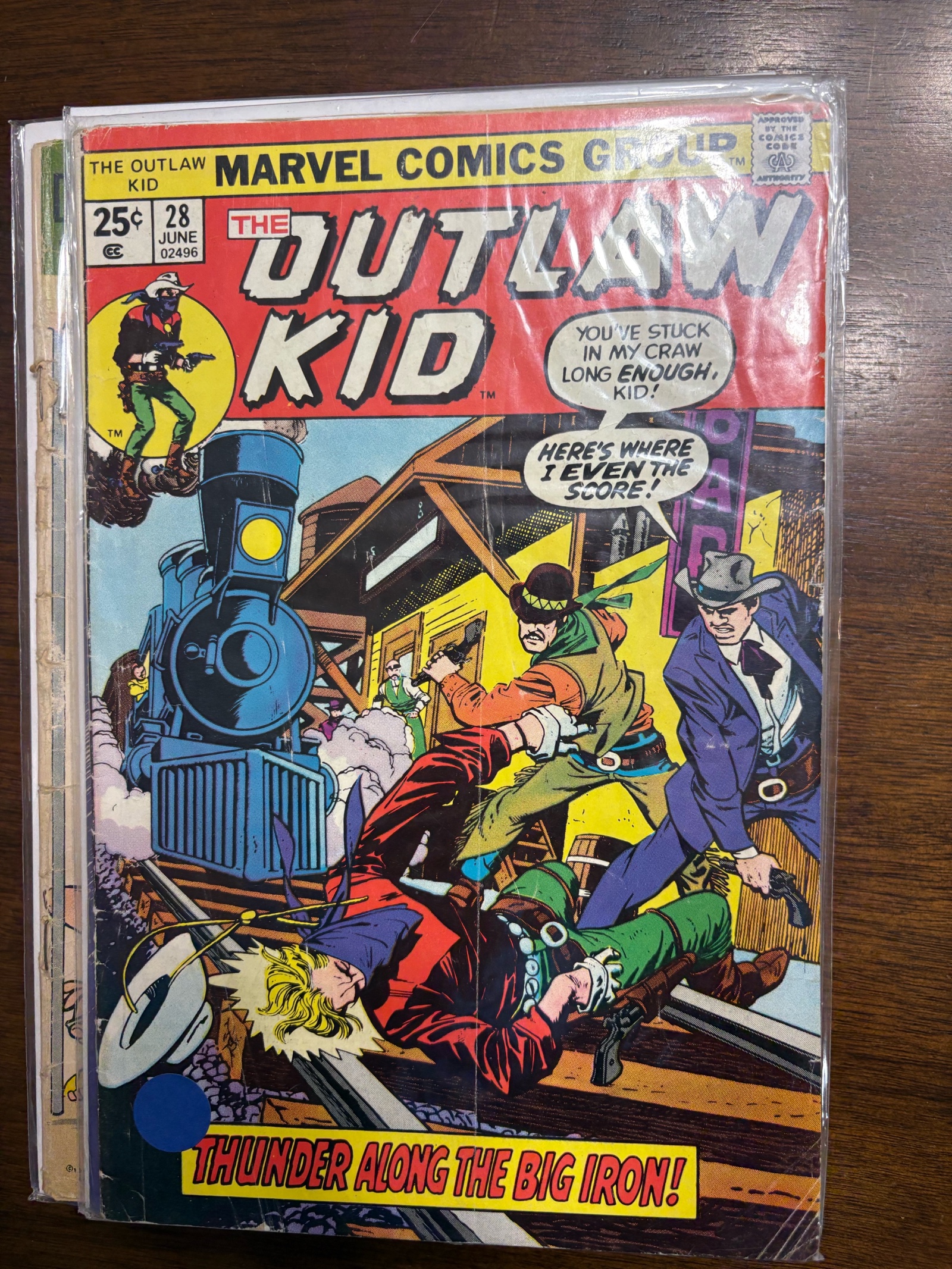 The Outlaw Kid Issue #28 Marvel Comics Vintage Comics