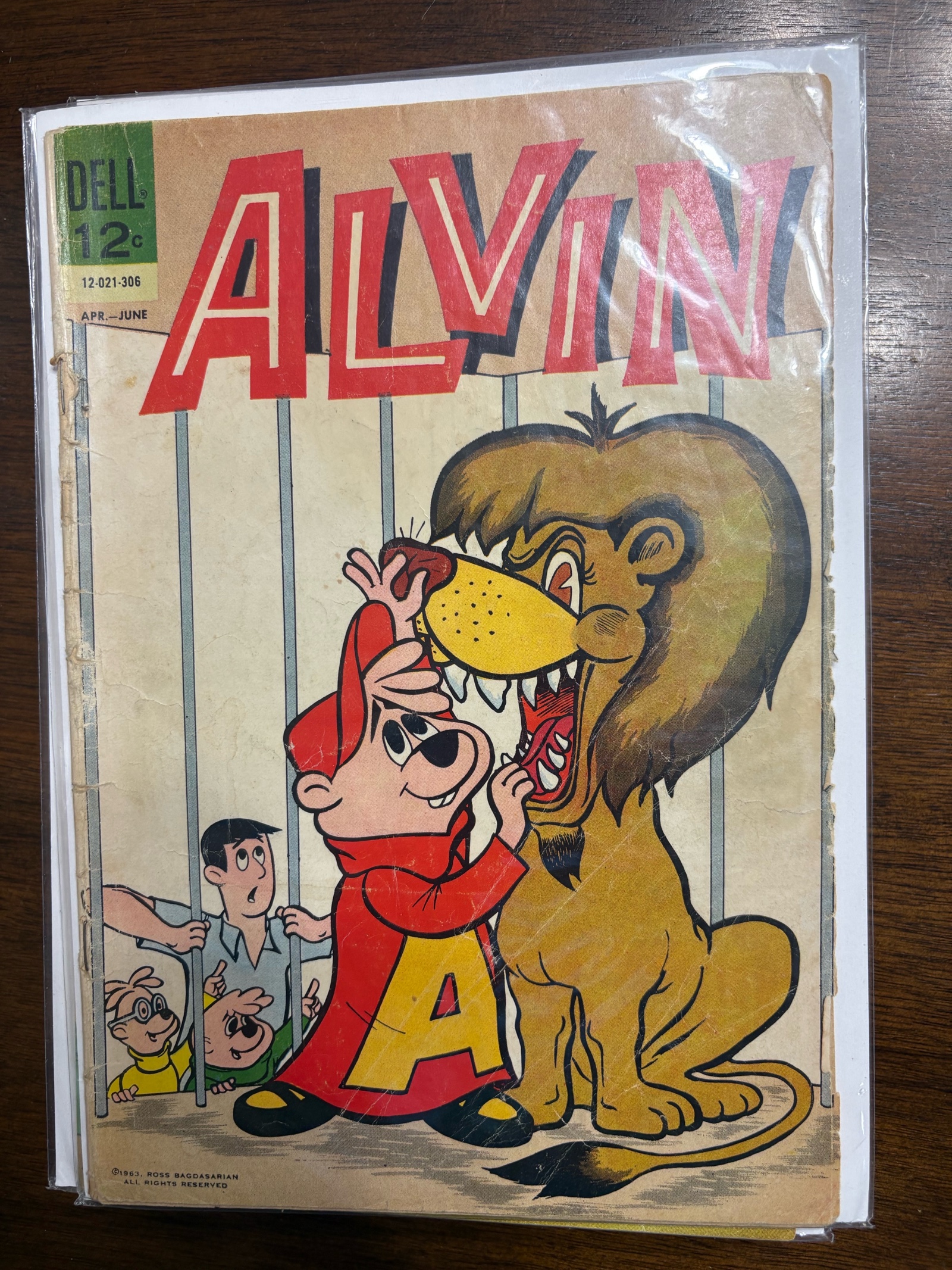 Vintage Alvin and the Chipmunks Comic Book From 1963