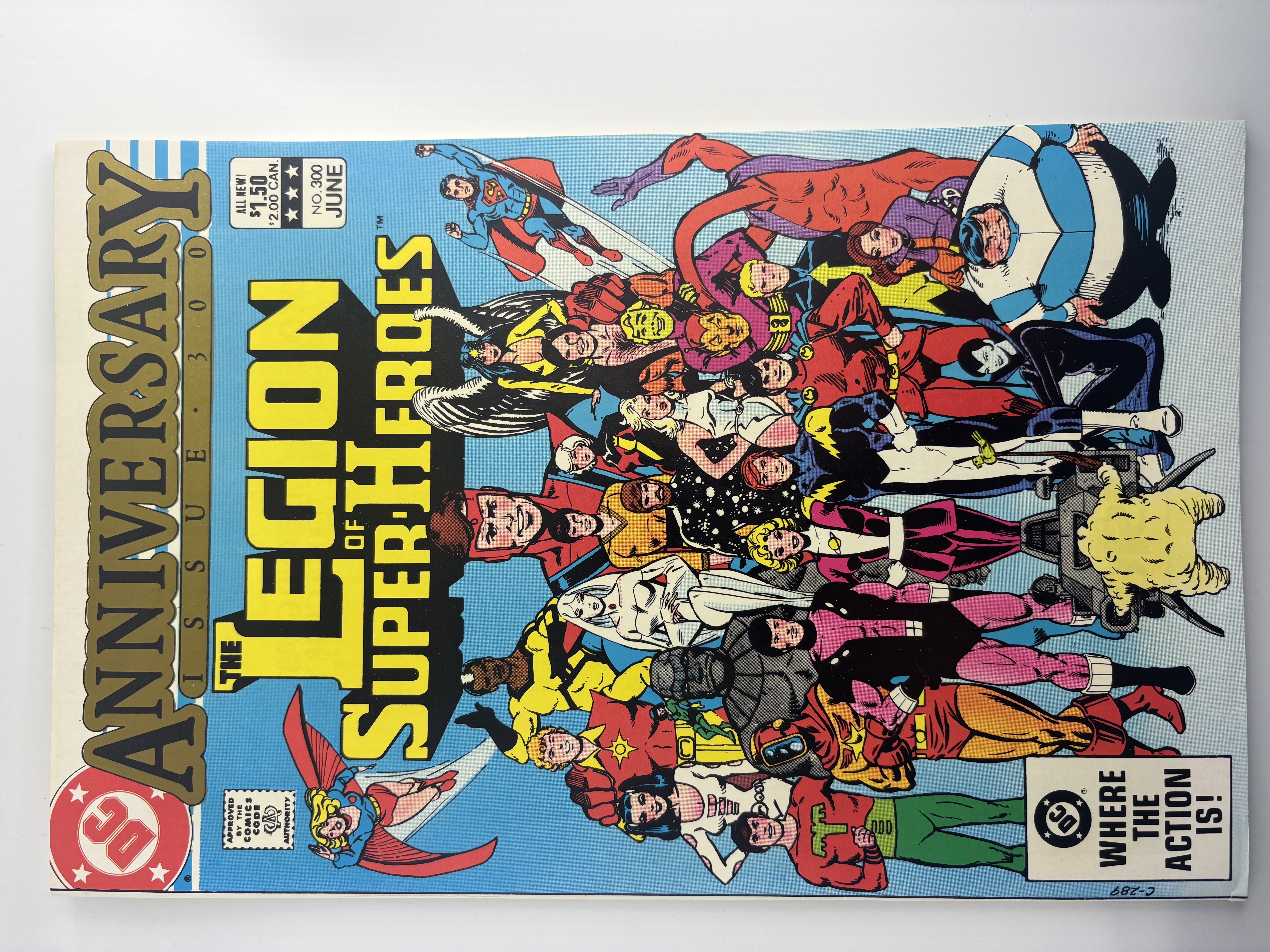 The Legion of Super-Heroes Anniversary Issue #300 DC Comics Book