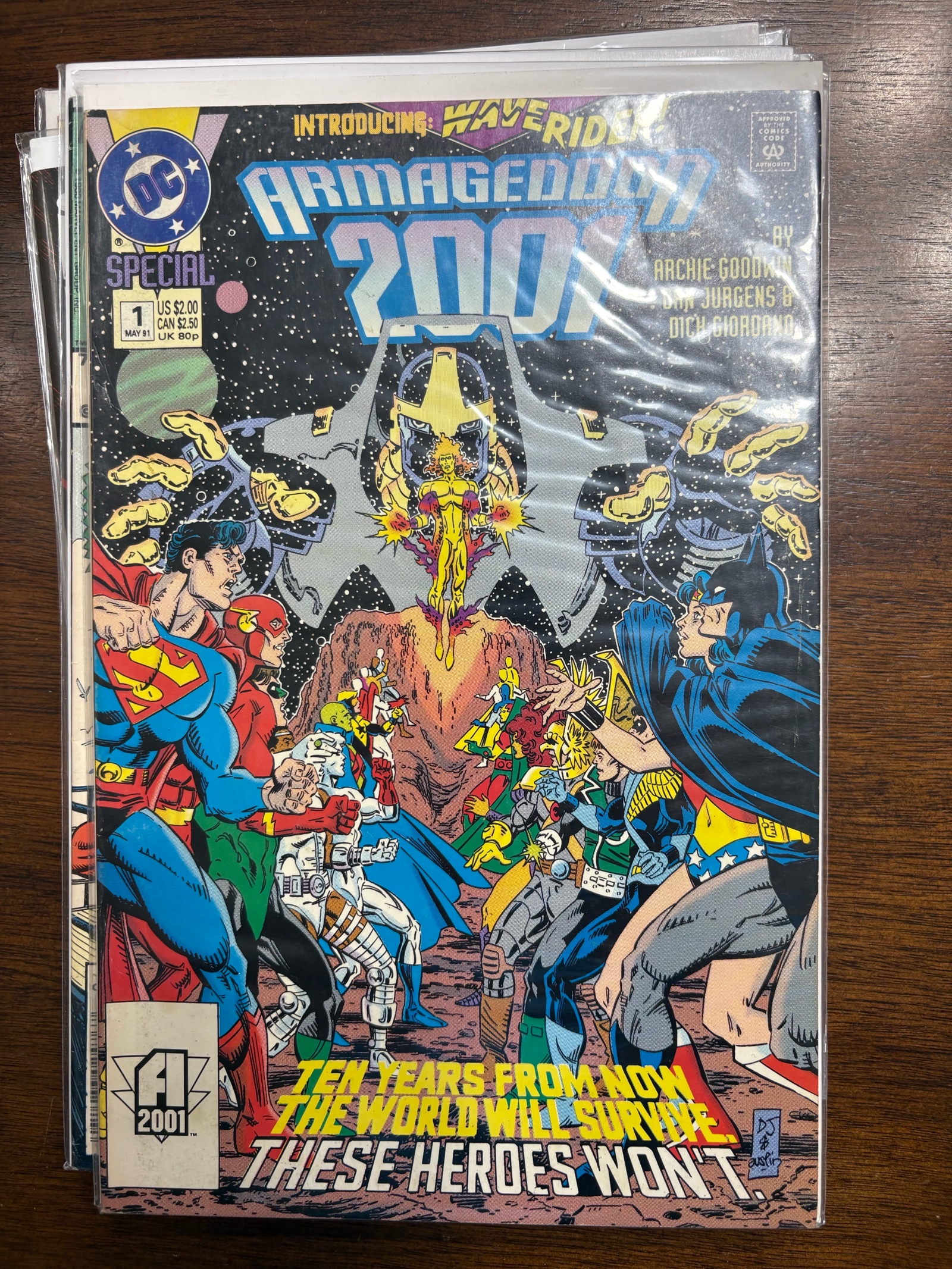 Armageddon 2001 DC Comics Issue #1 Special Issue Superman, Batman, Flash and Other Super Herows