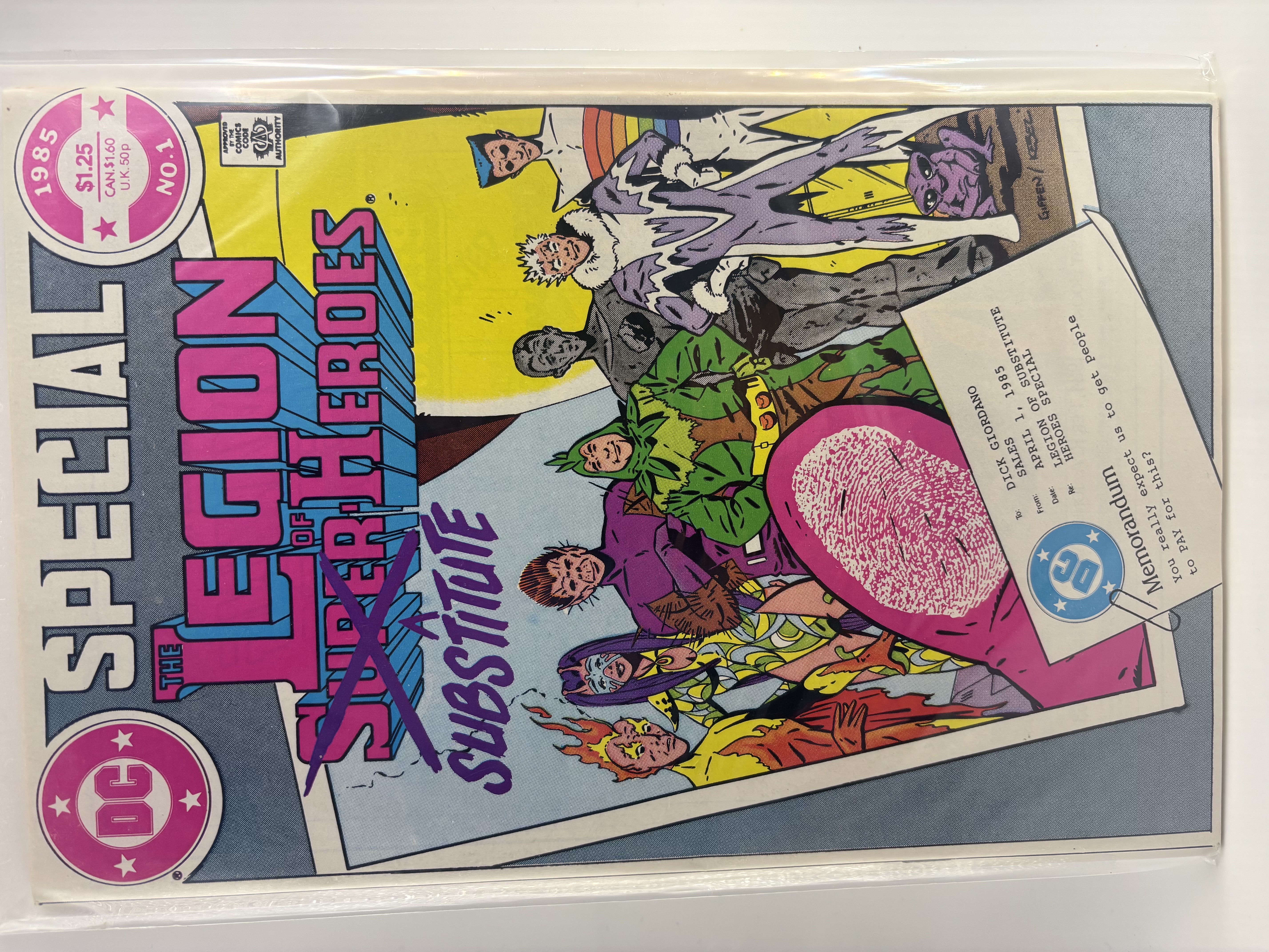 The Legion of Super-Heroes (Substitute) Special Issue #1 DC Comics