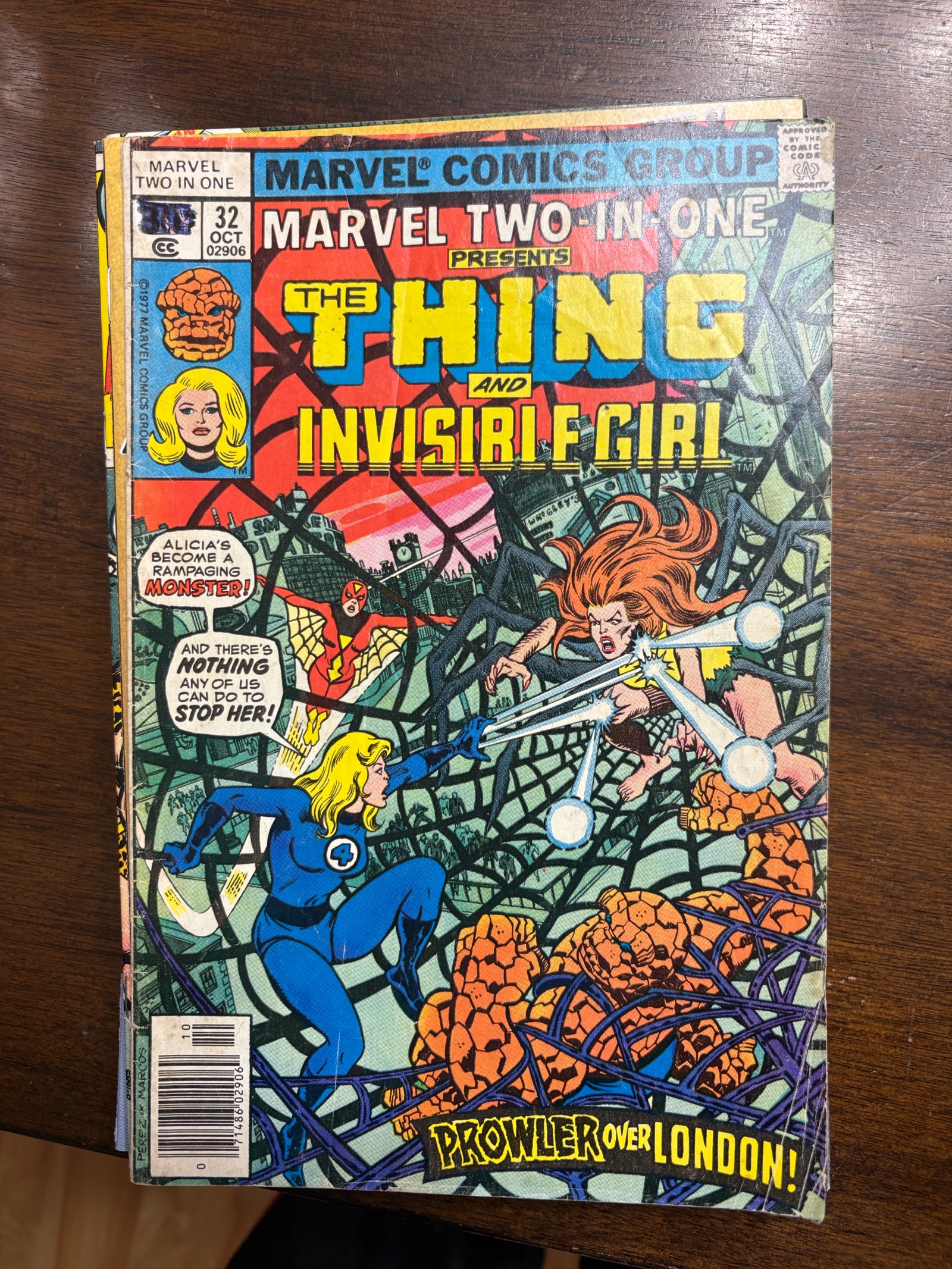 Marvel Two-in-One The Thing and Invisible Girl Issue #32 Marvel Comics Fantasic Four Spinoff