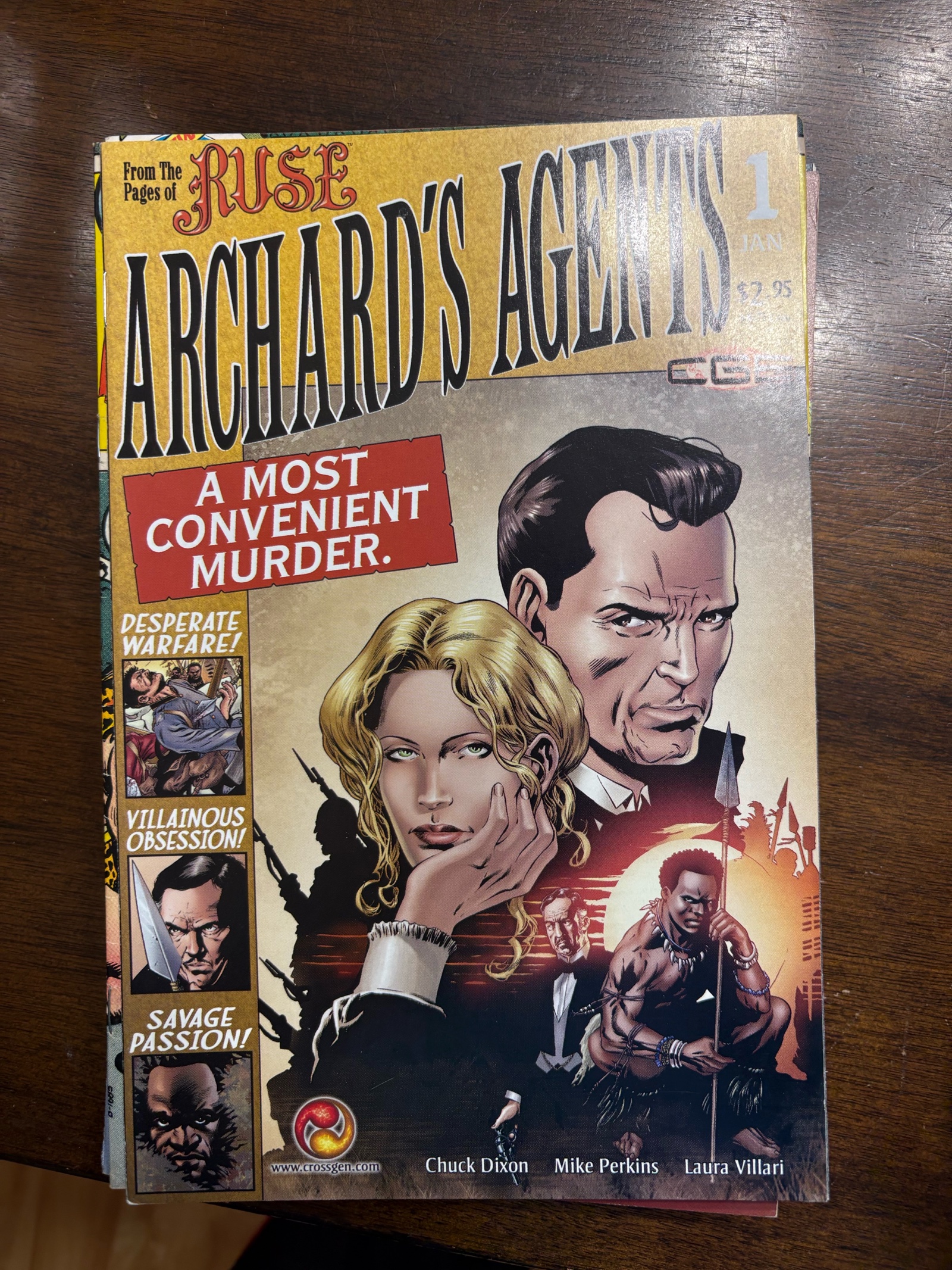Richards Agents Issue #1 Spinoff from Russ Comic Book Series