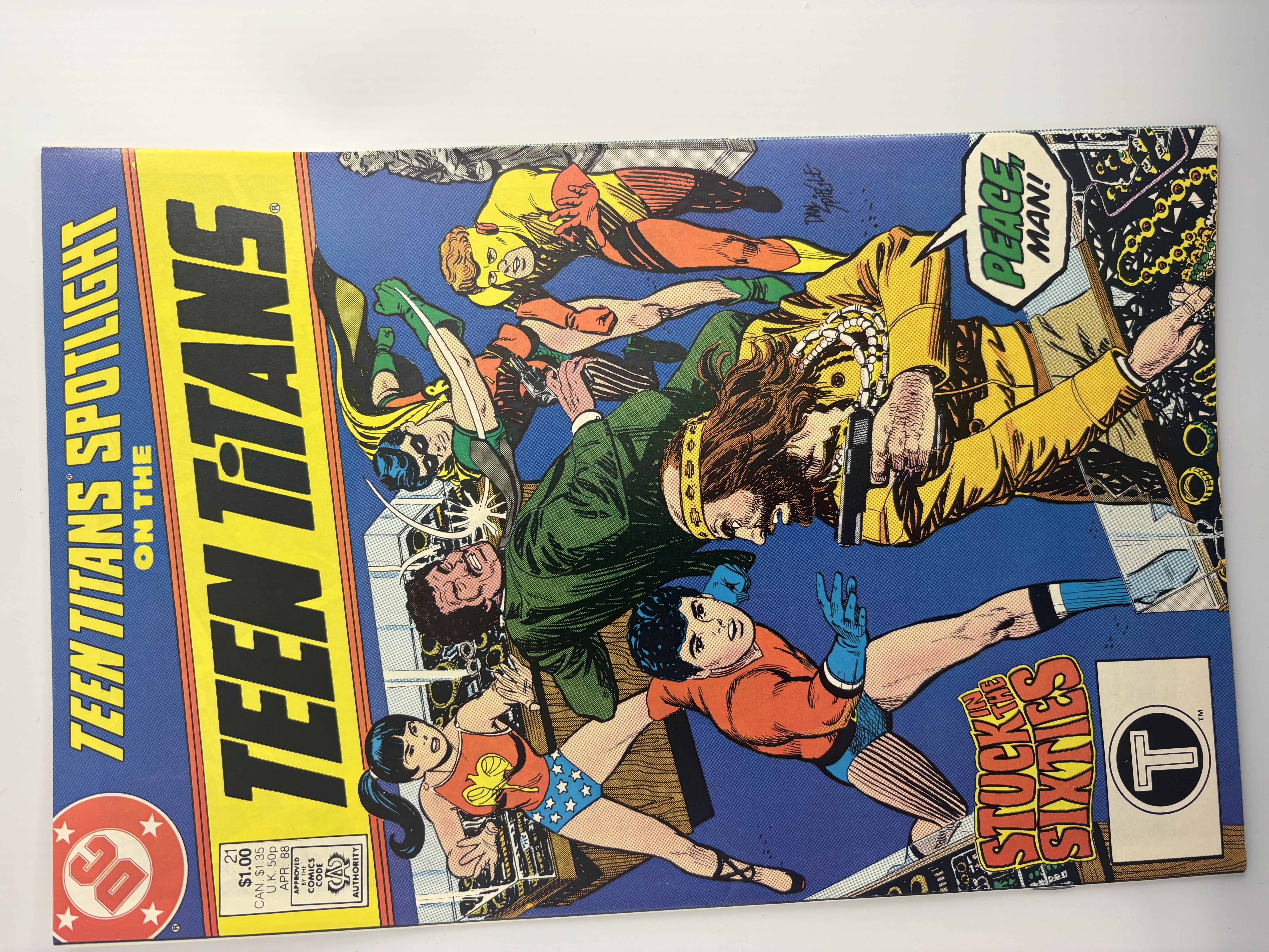 Teen Titans Spotlight on the Teen Titans Issue #21 Robin and Other Heroes DC Comics