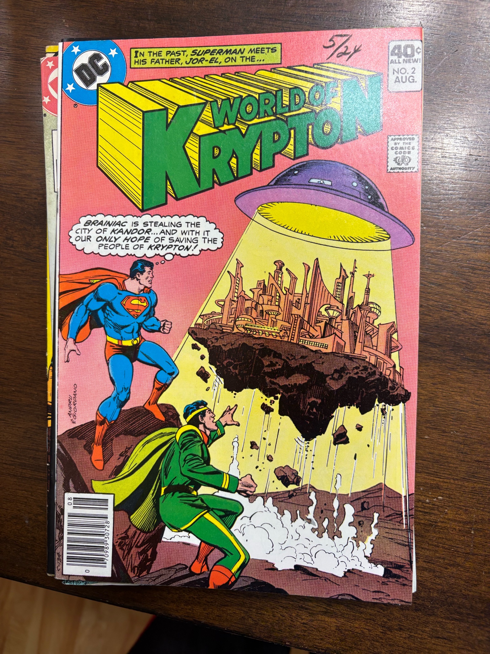 World of Krypton Superman Comic Issue #2 DC Comics