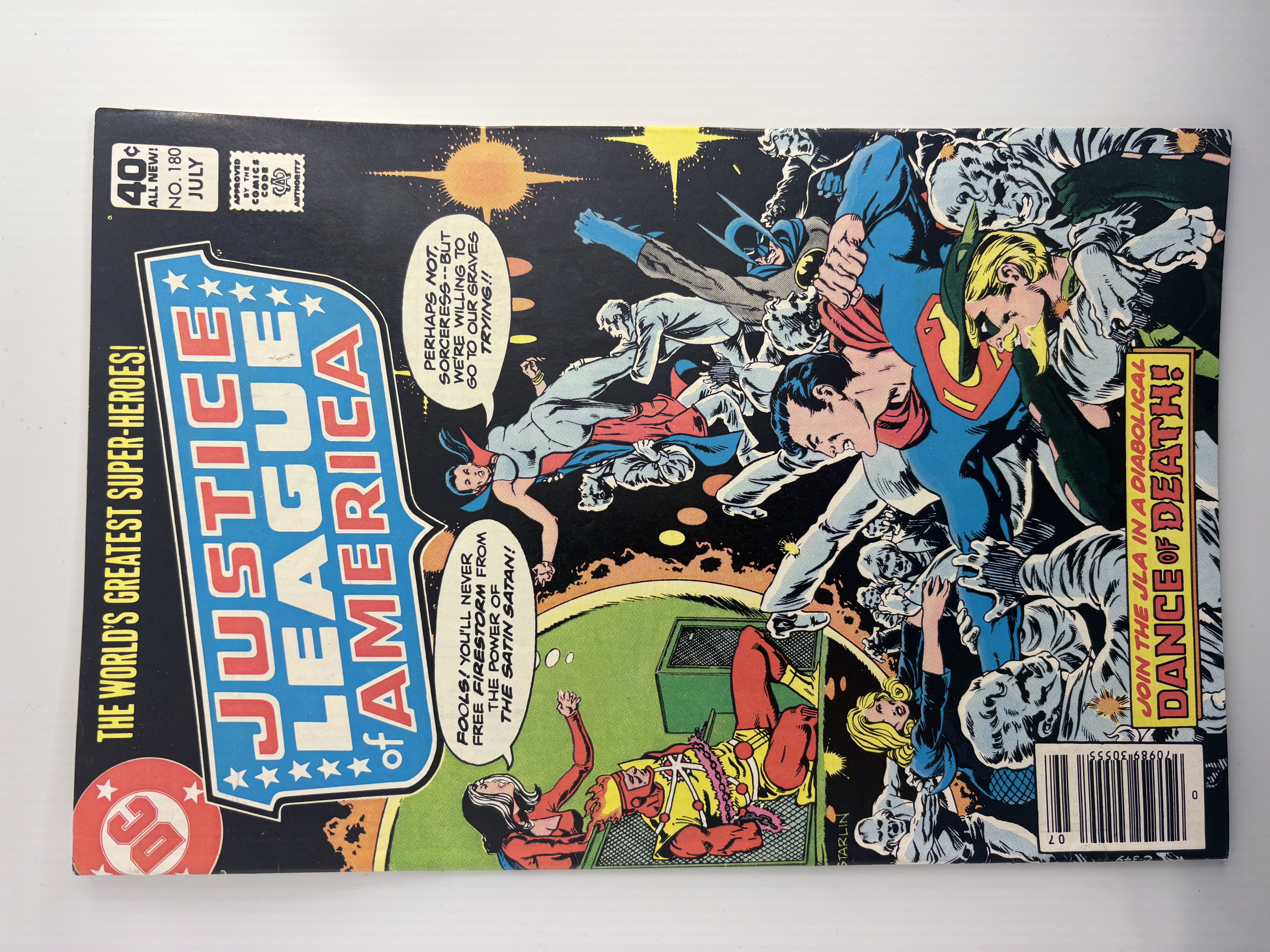 Justice League of America Issue #180 Superman DC Comics
