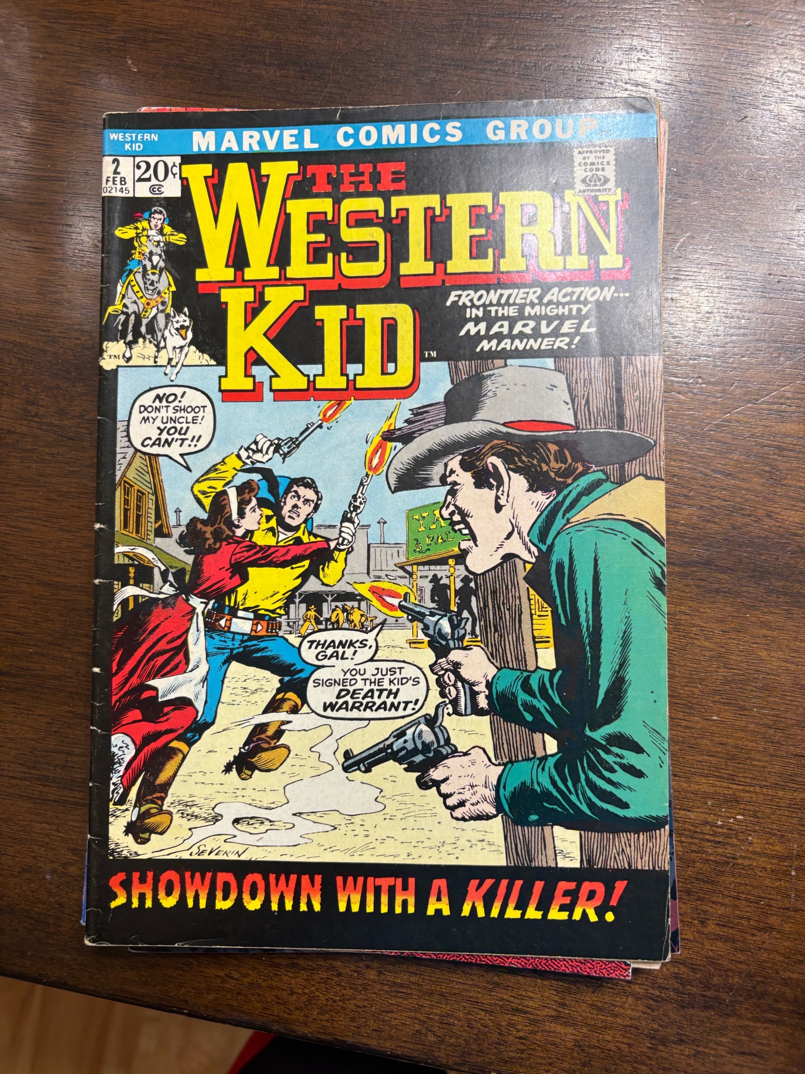 The Western Kid Issue #2 Vintage Comic Book Marvel Comics