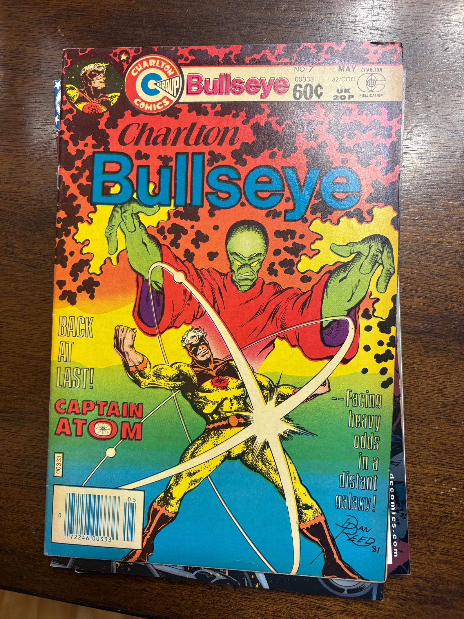 Charlton Bullseye Issue #7 Vintage Comic Book Captain Atom and Charlton Comics Group