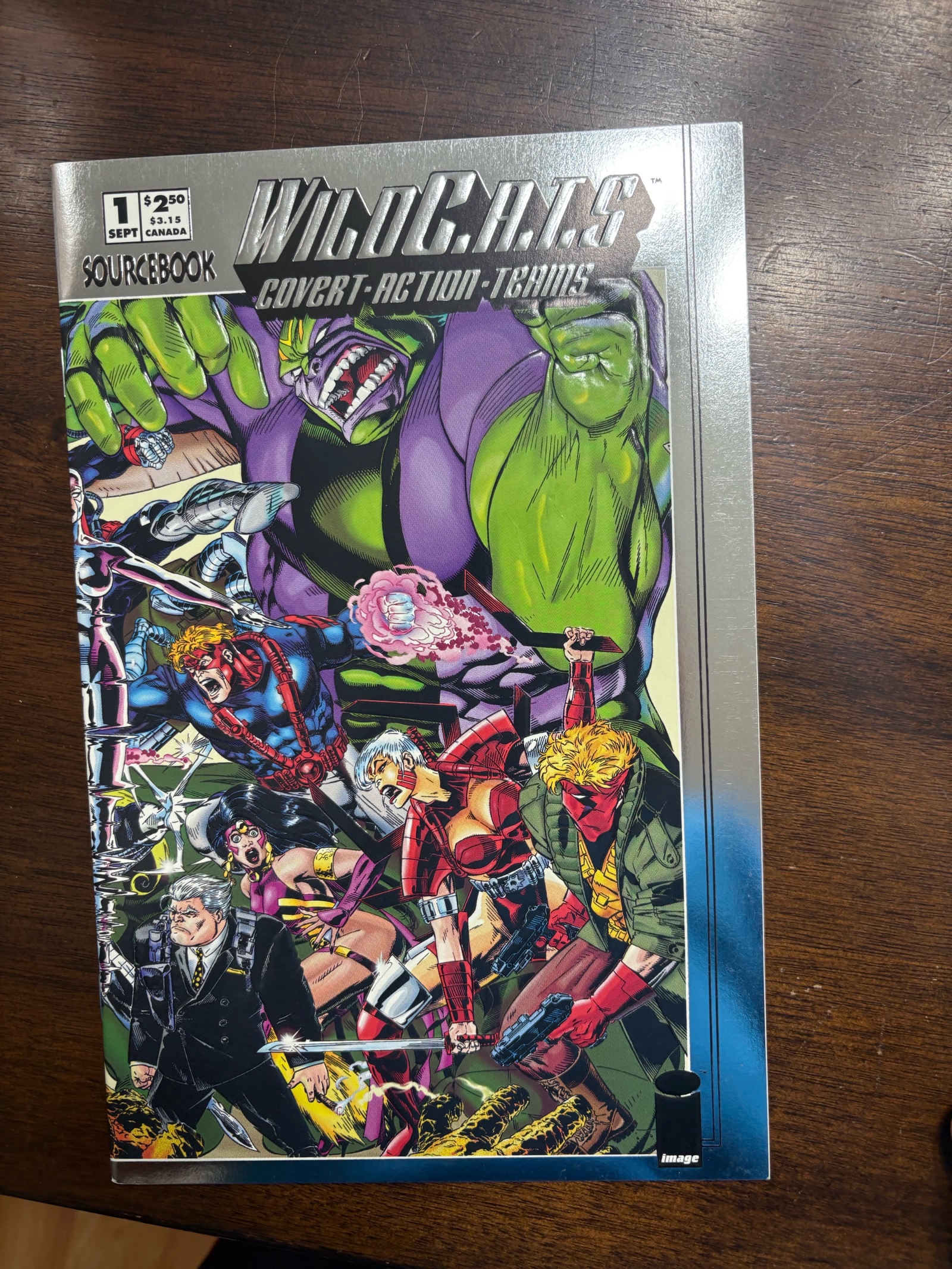 Wild C.A.T.S Covert Action Teams Sourcebook Issue #1 image Comics