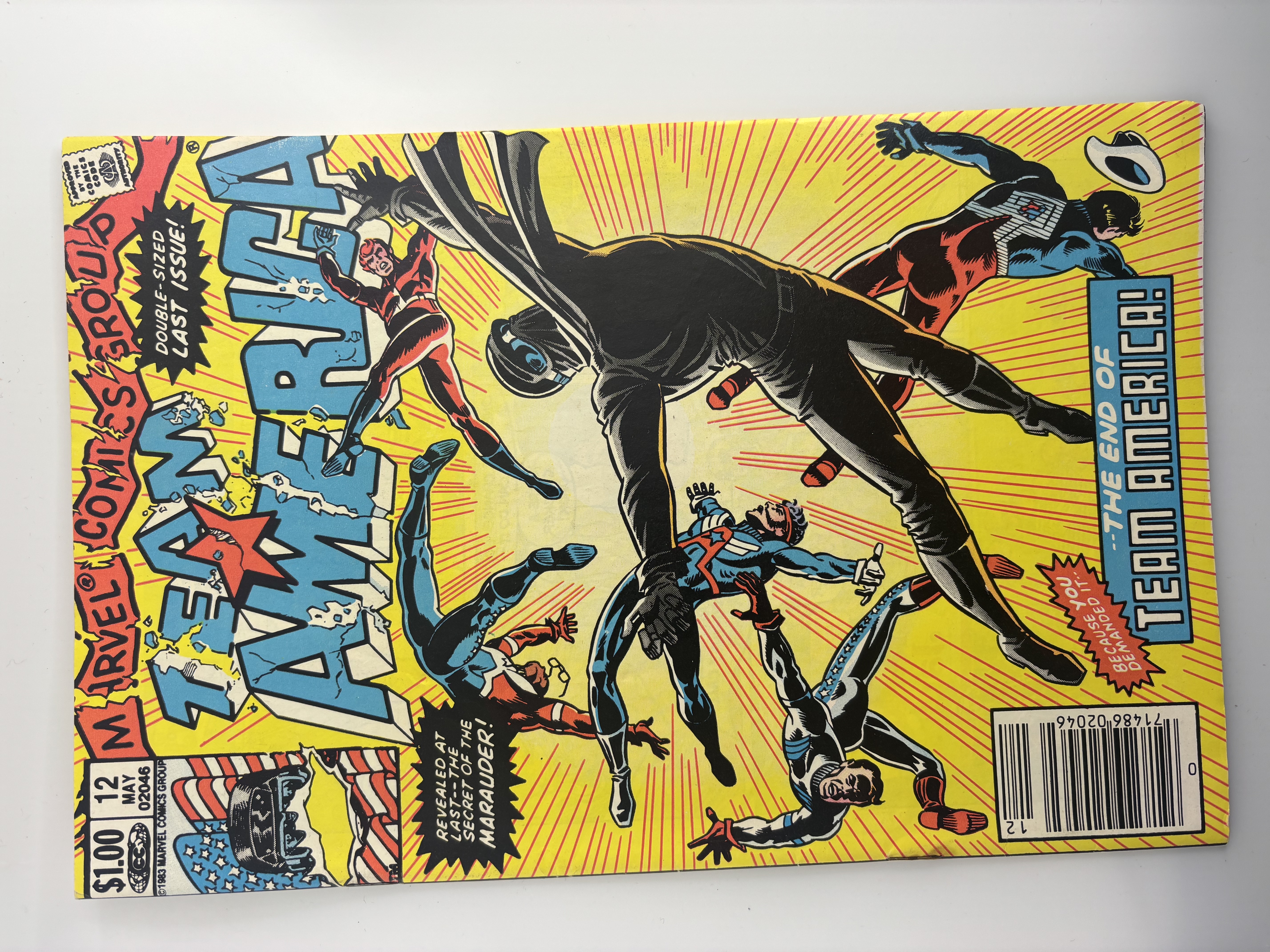 Marvel Team America #12 Double Sized Last Issue Marvel
