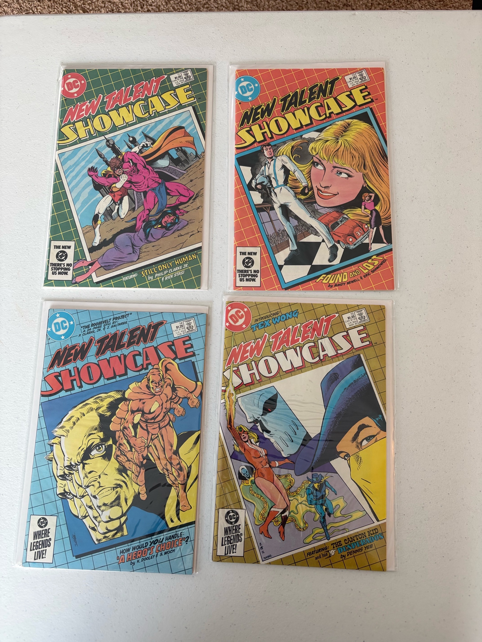 New Mutant Showcase Foue Comic Book Lot DC Comics