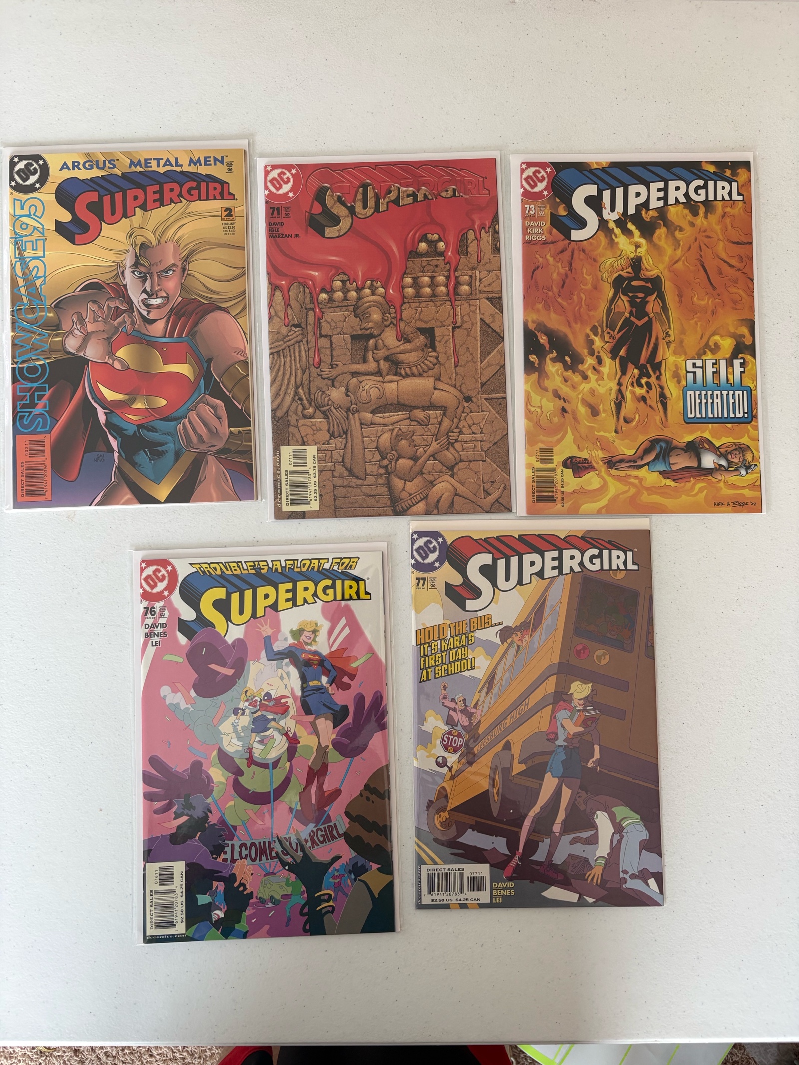 Supergirl DC Comics Four Comic Book Lot