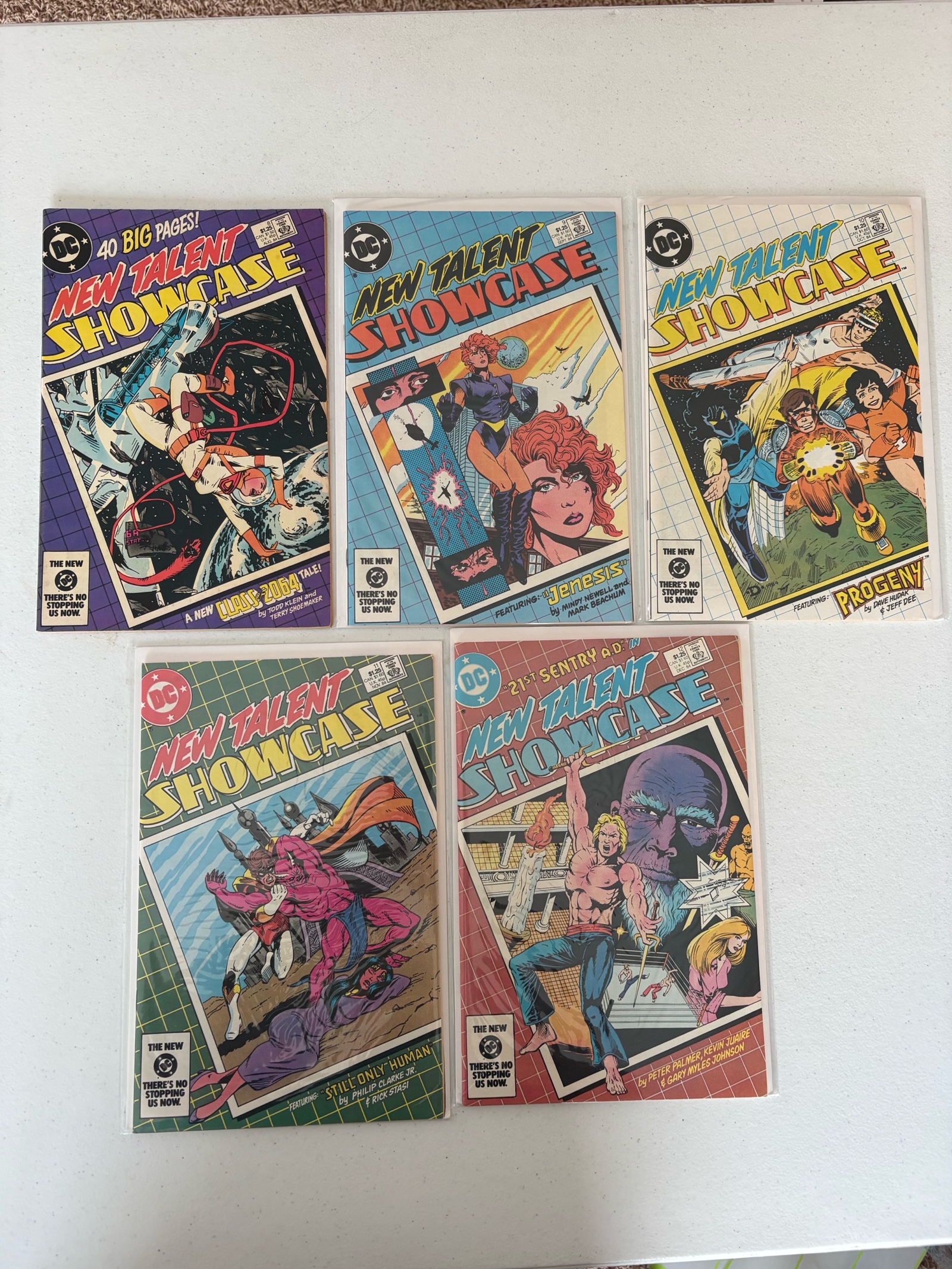 New Mutanr Showcase DC Comics Five Comic Book Lot