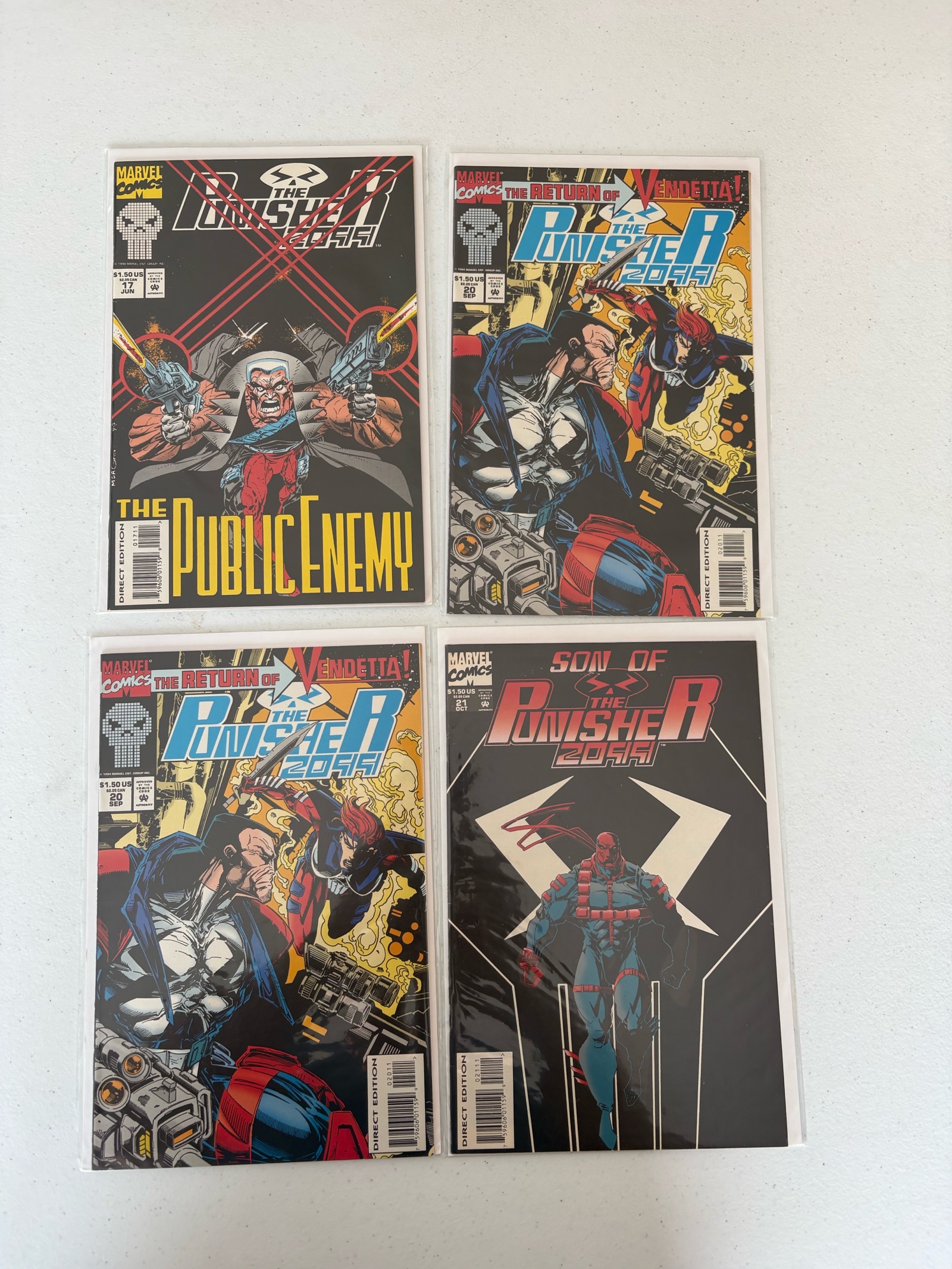 The Punisher 2099 Marvel Comics Lot 4 Comics