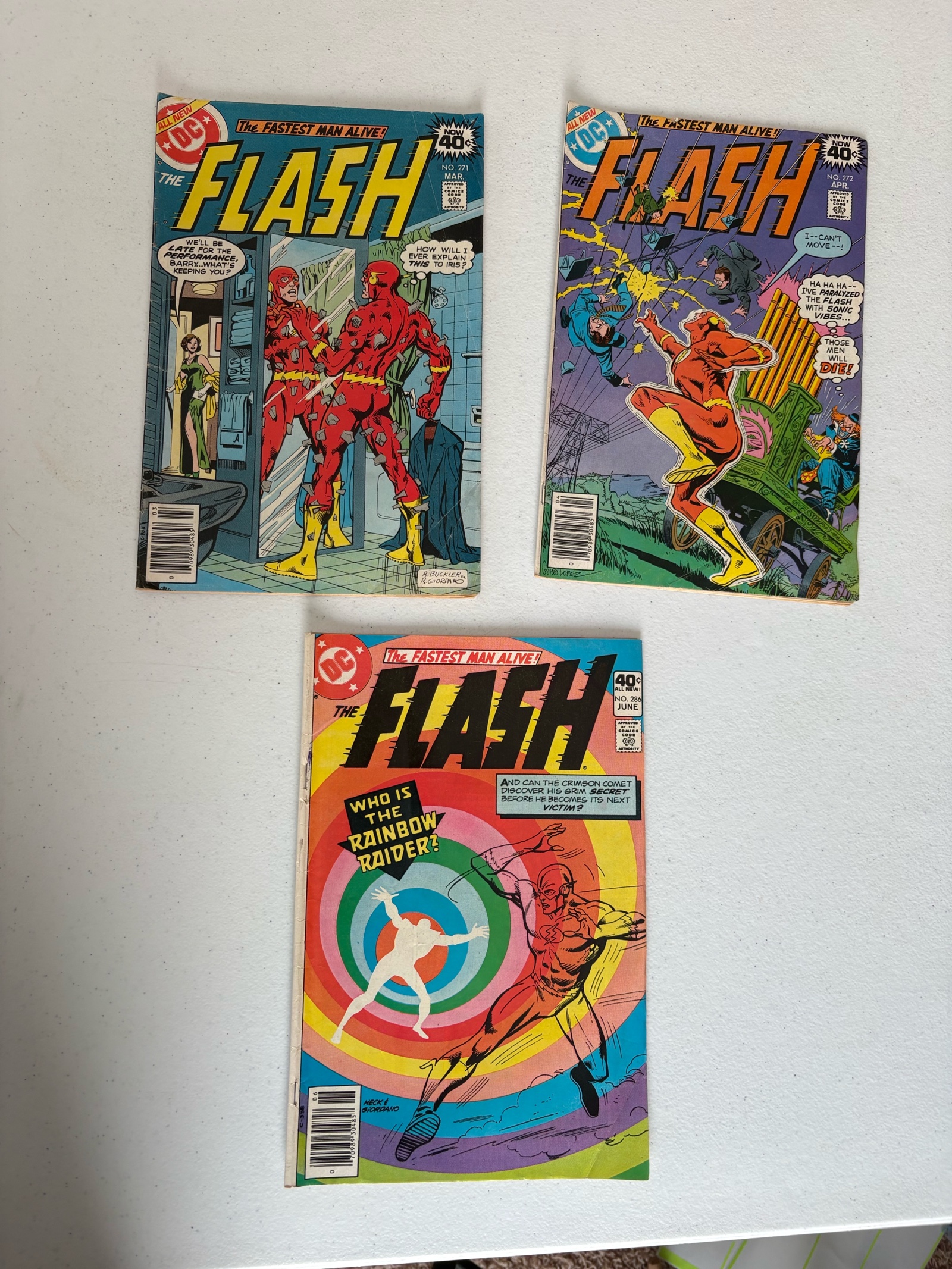 The Flash Comic Book Lot, 3 Comics DC Comics Publishing