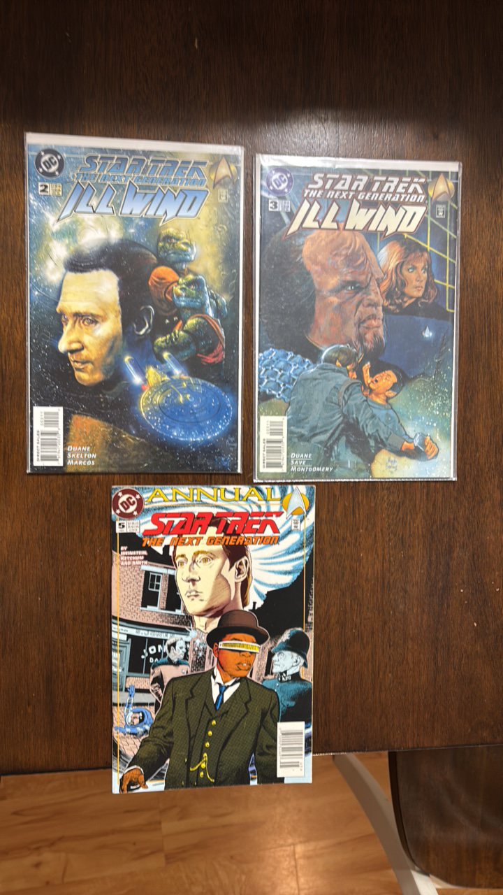 Star Trek Comic Book Lot, 3 Comics